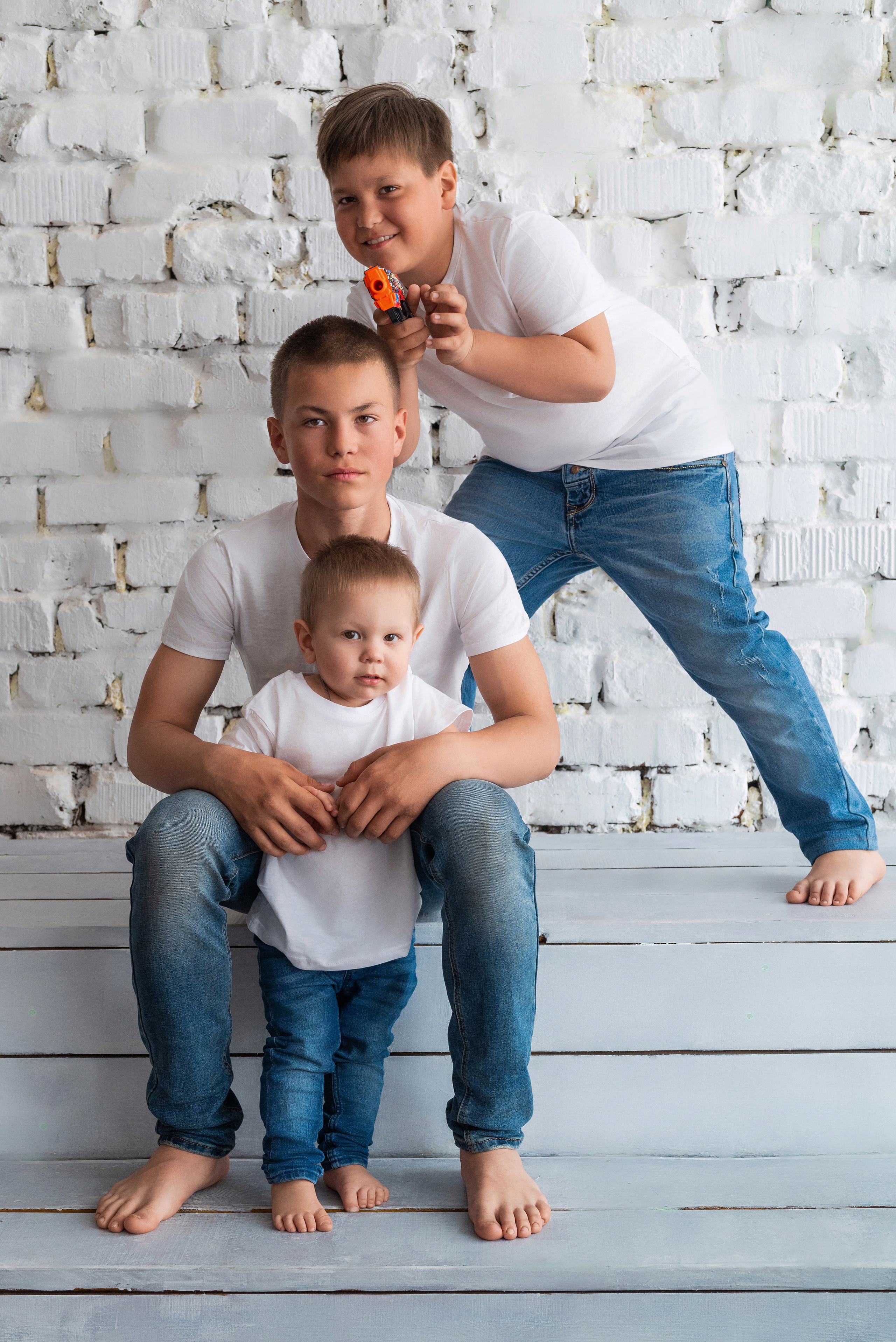 Трое братьев. Фотограф в городе Салават