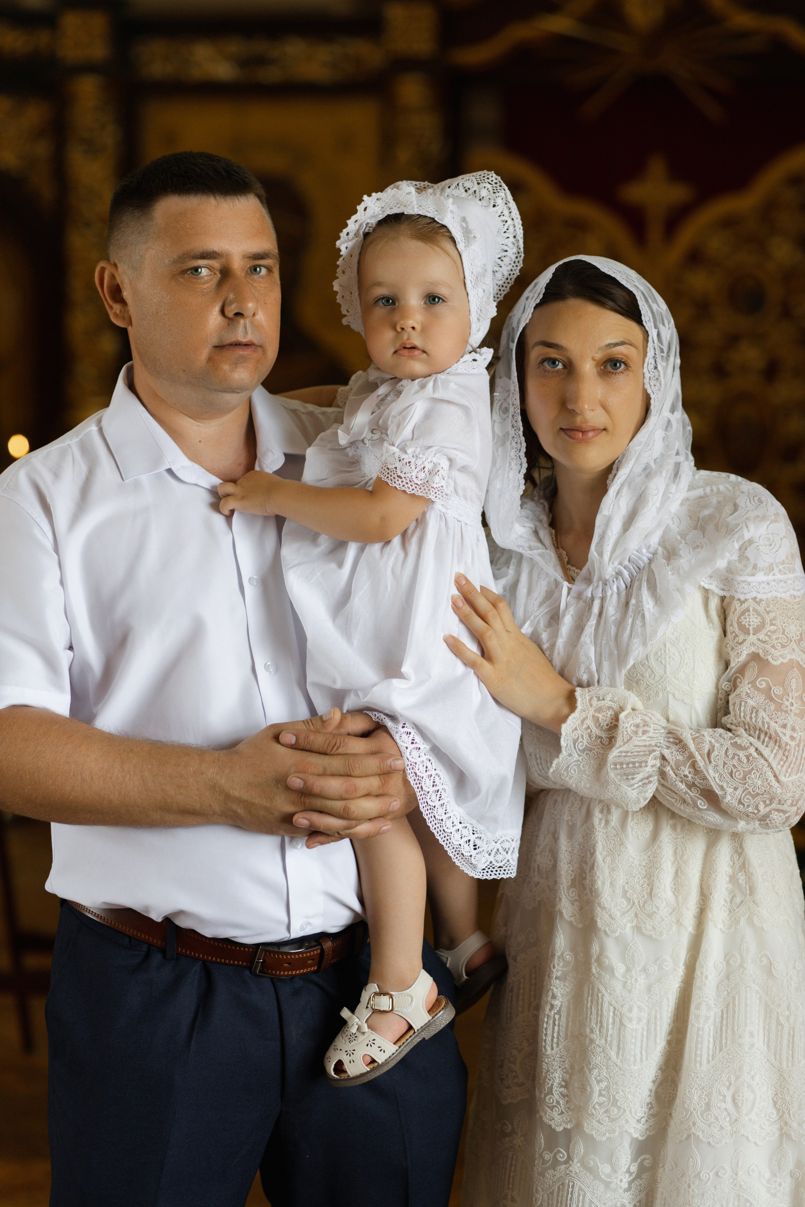 Крещение Дарьи в Храме Сергия Радонежского. Свадебный и семейный фотограф Ольга Разрядова