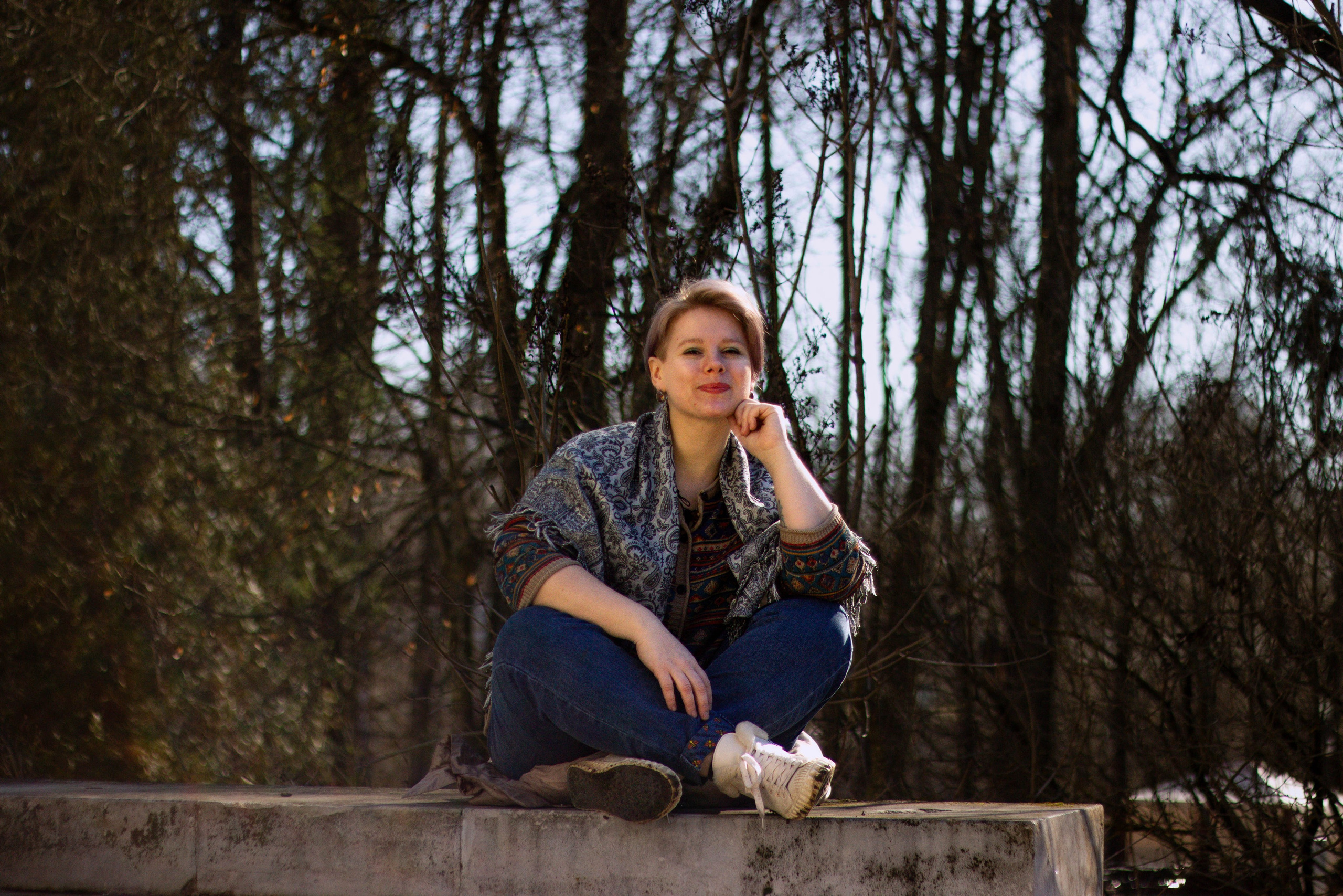 Алена в Усадьбе Остафьево. Портретный фотограф Москва Юлия Трякина