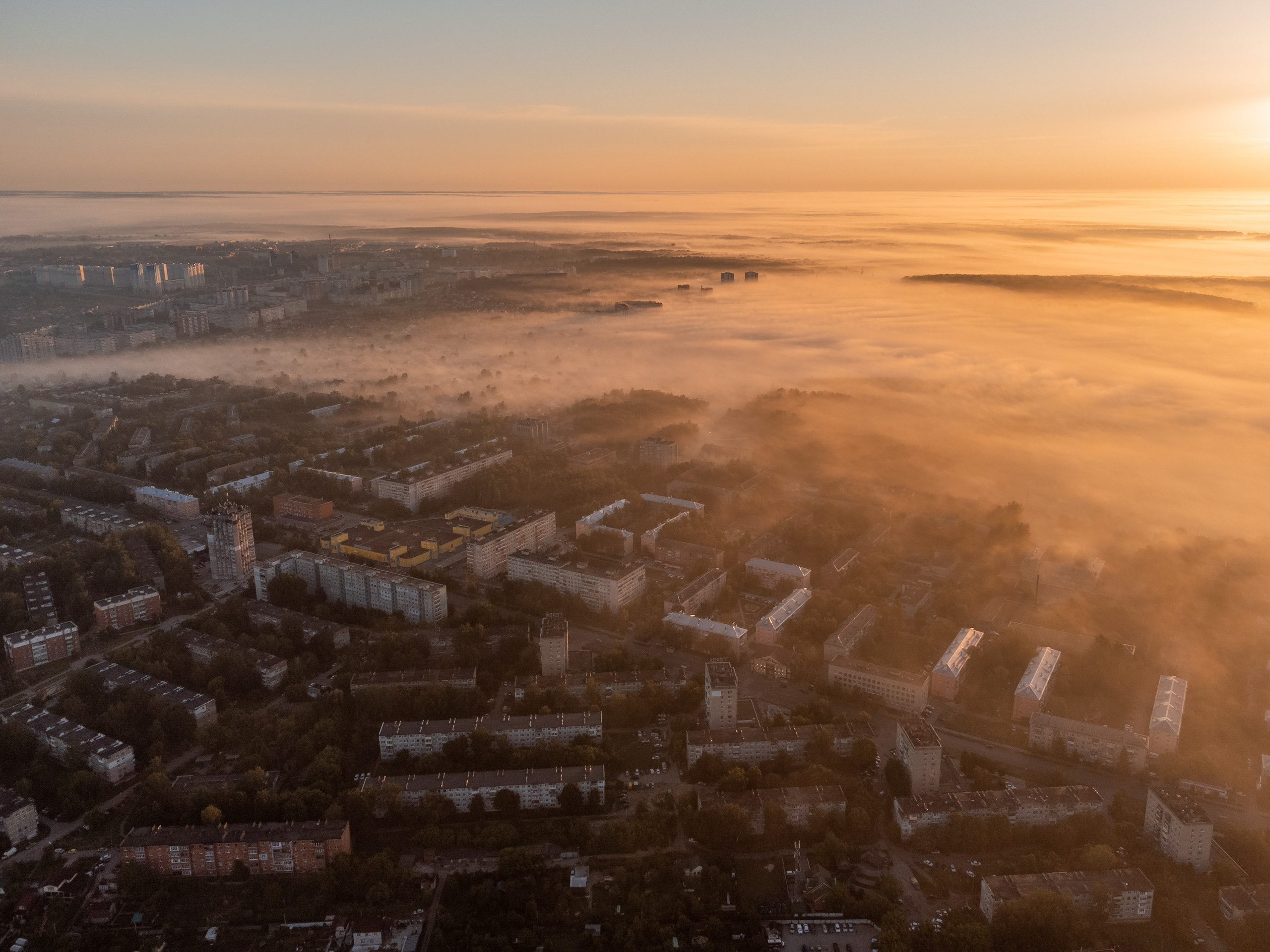 Пролетарский район в тумане. Фотограф и видеооператор в Туле | Даниил Рыбак