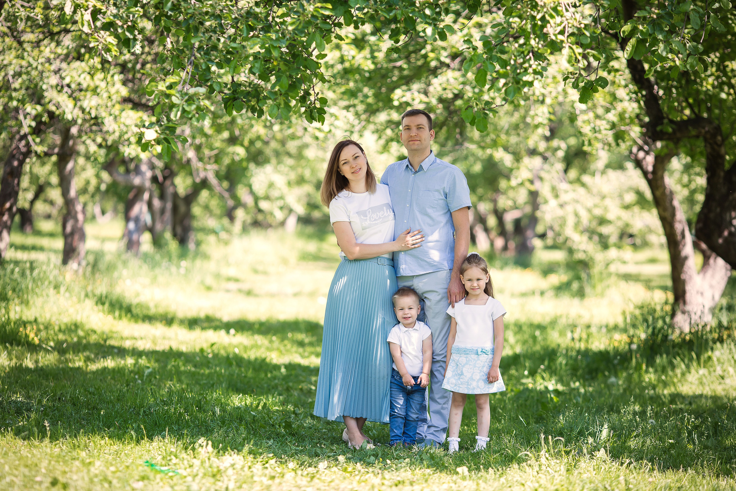 Надежда и семья. Фотограф на Крещение, семейный фотограф в Москве
