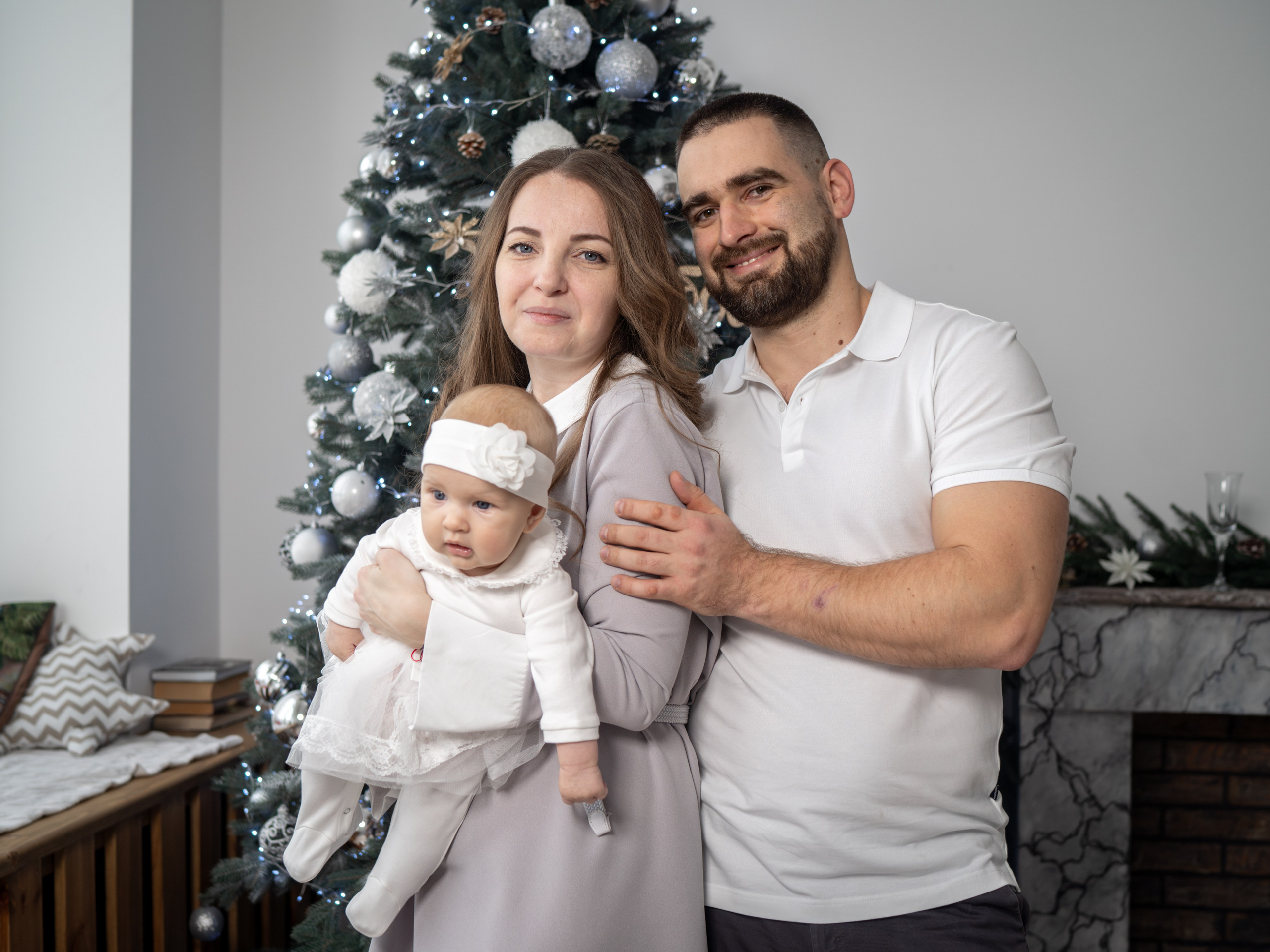 С самоедской лайкой. Фотограф Зинаида Евдокимова