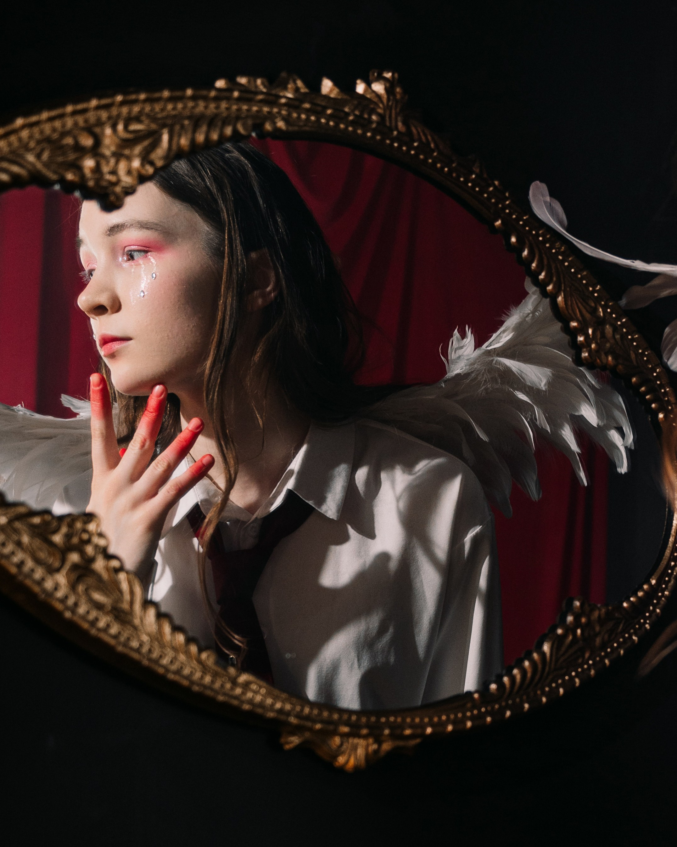 Фотосессия ангел с крыльями в фотостудии LEPOTA в г. Кемерово