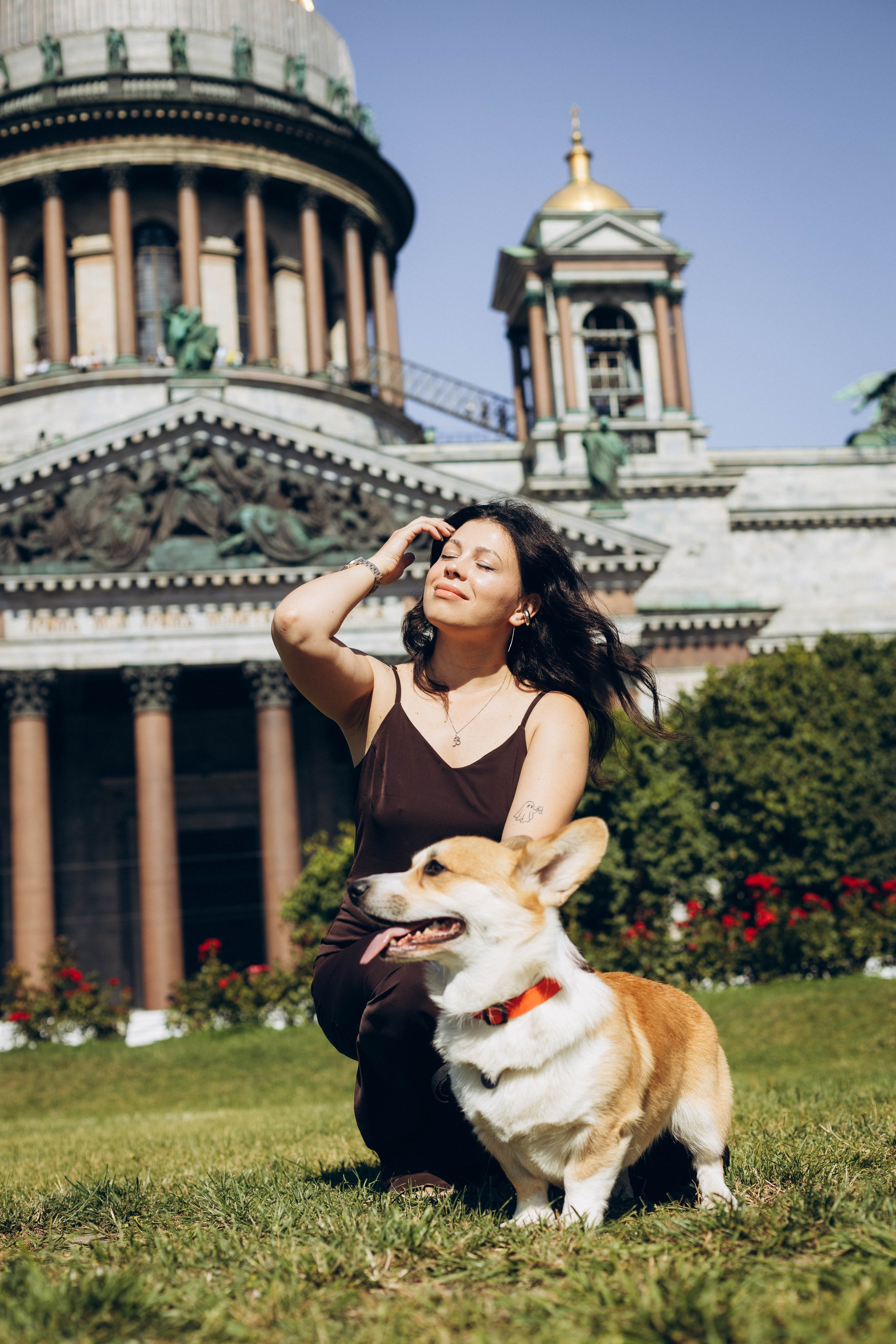 Фотосессия с собакой. Фотограф в Санкт-Петербурге Полина