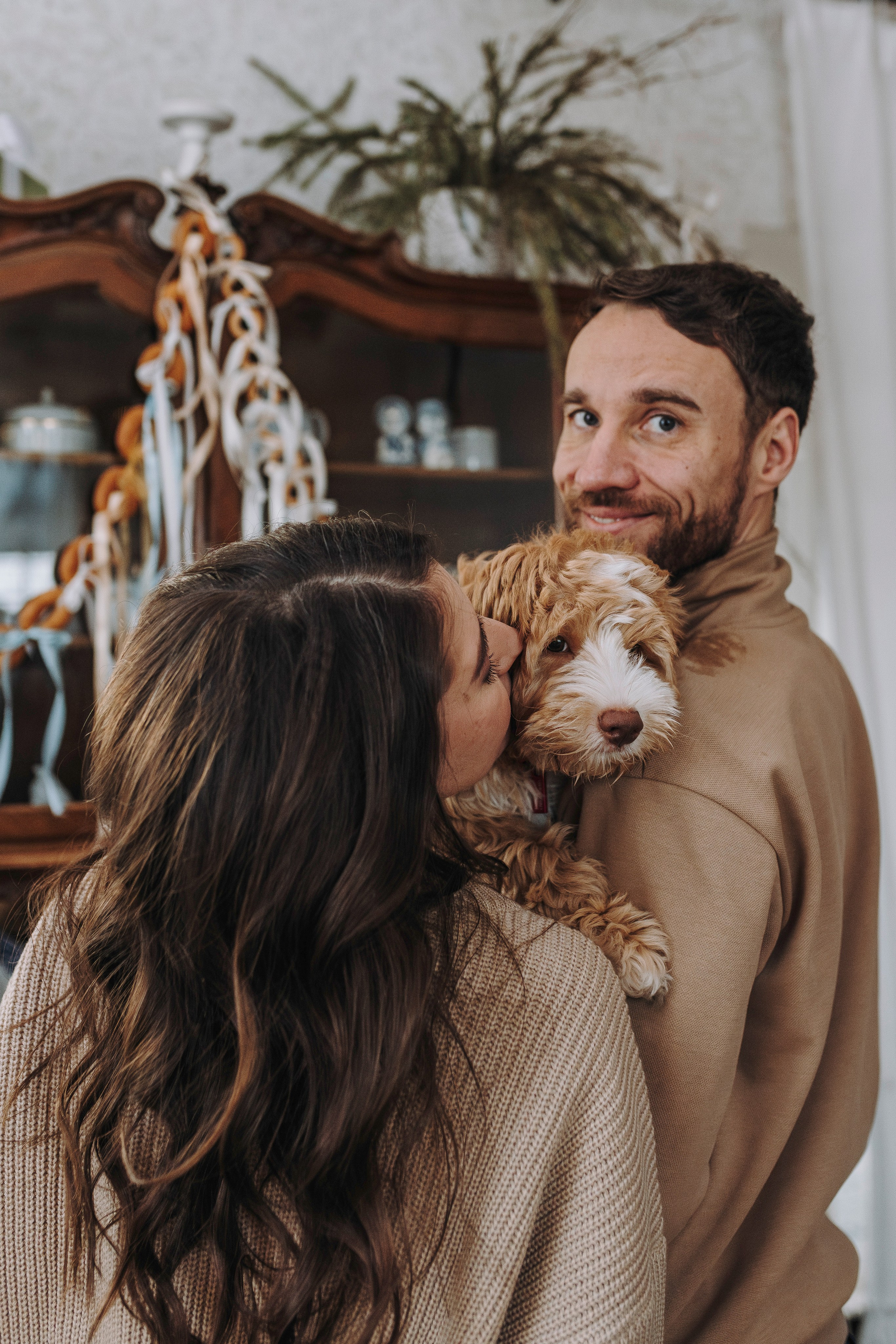 Мёрфи, Таня и Антон. Фотограф анималист в Спб недорого Олеся Майорова