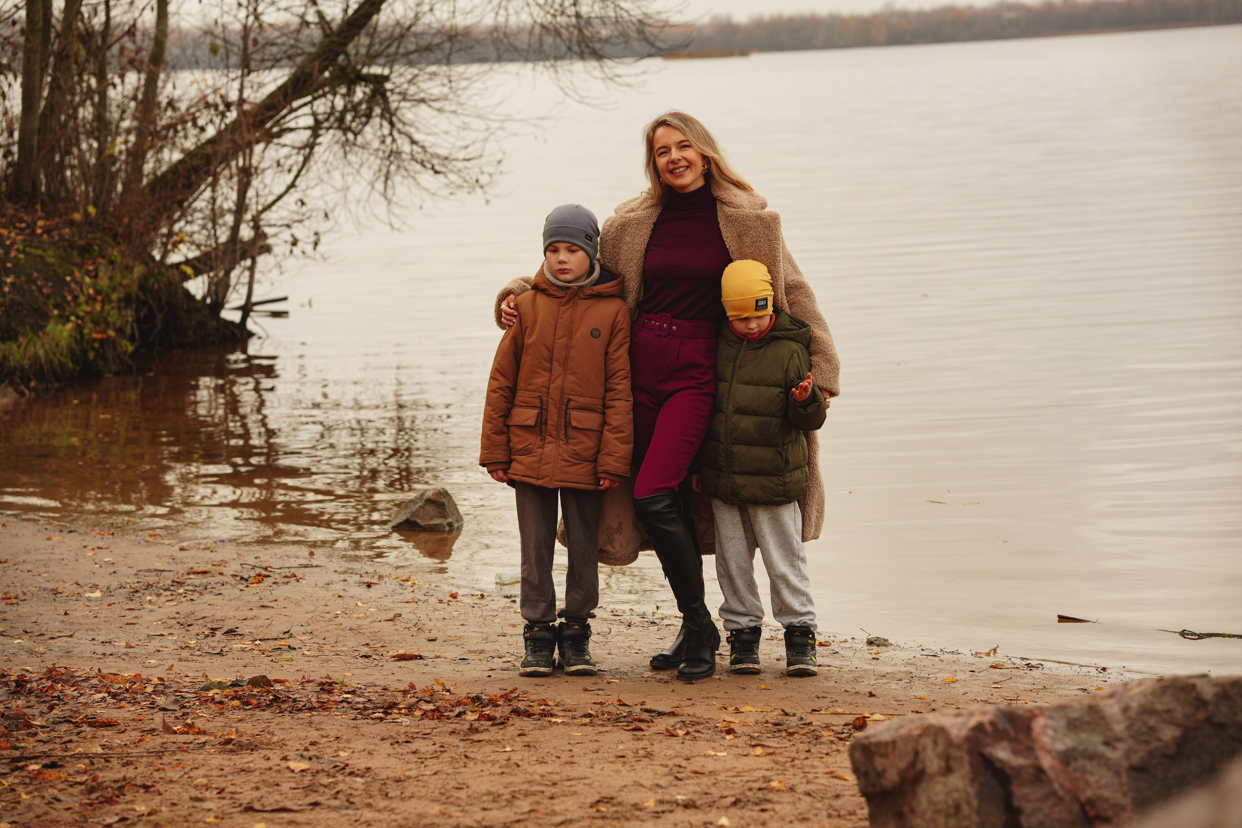 Осенняя история одной прекрасной мамы сыновей. Семейный и портретный фотограф в Санкт-Петербурге Татьяна Гримоть