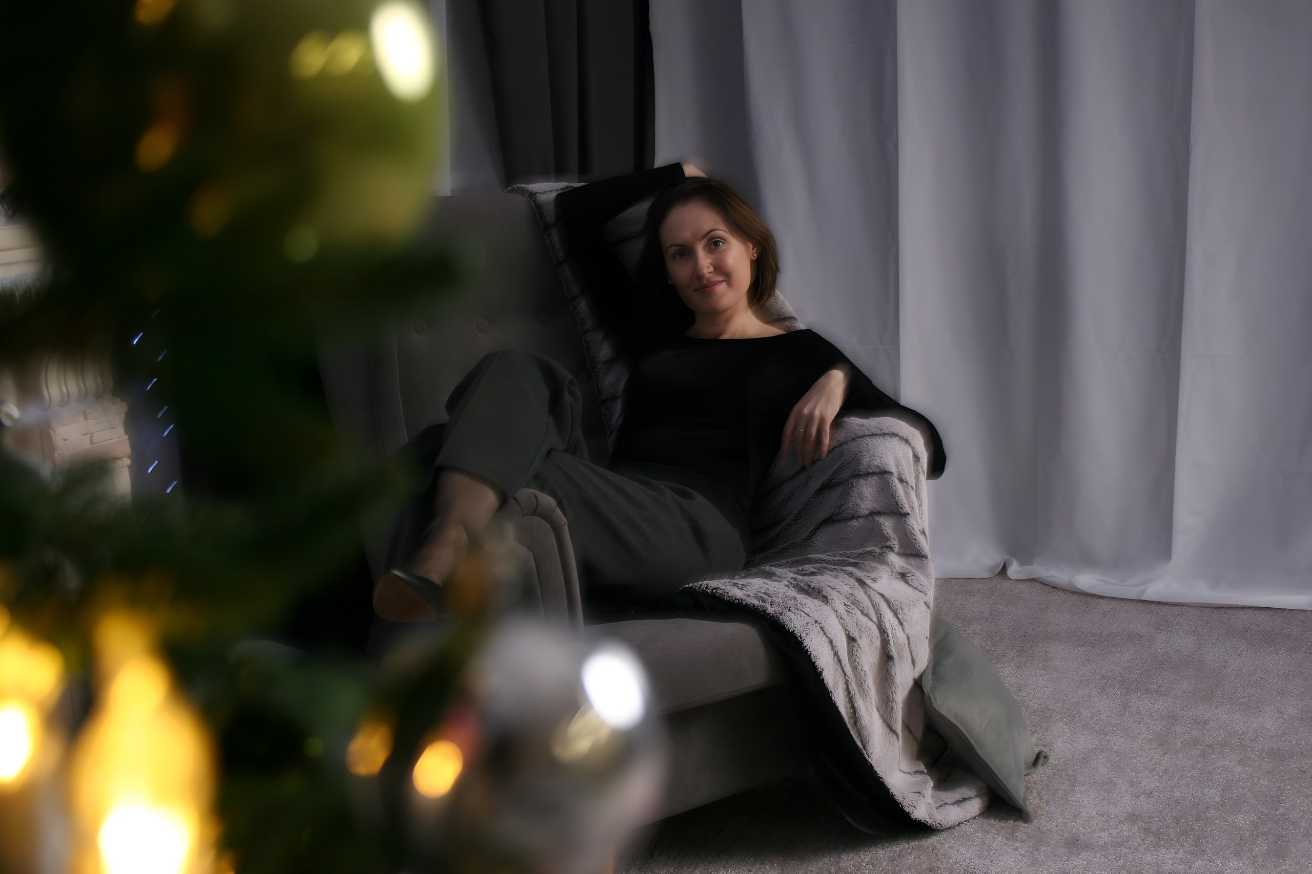 Предновогодняя фотосессия. Креативный фотограф