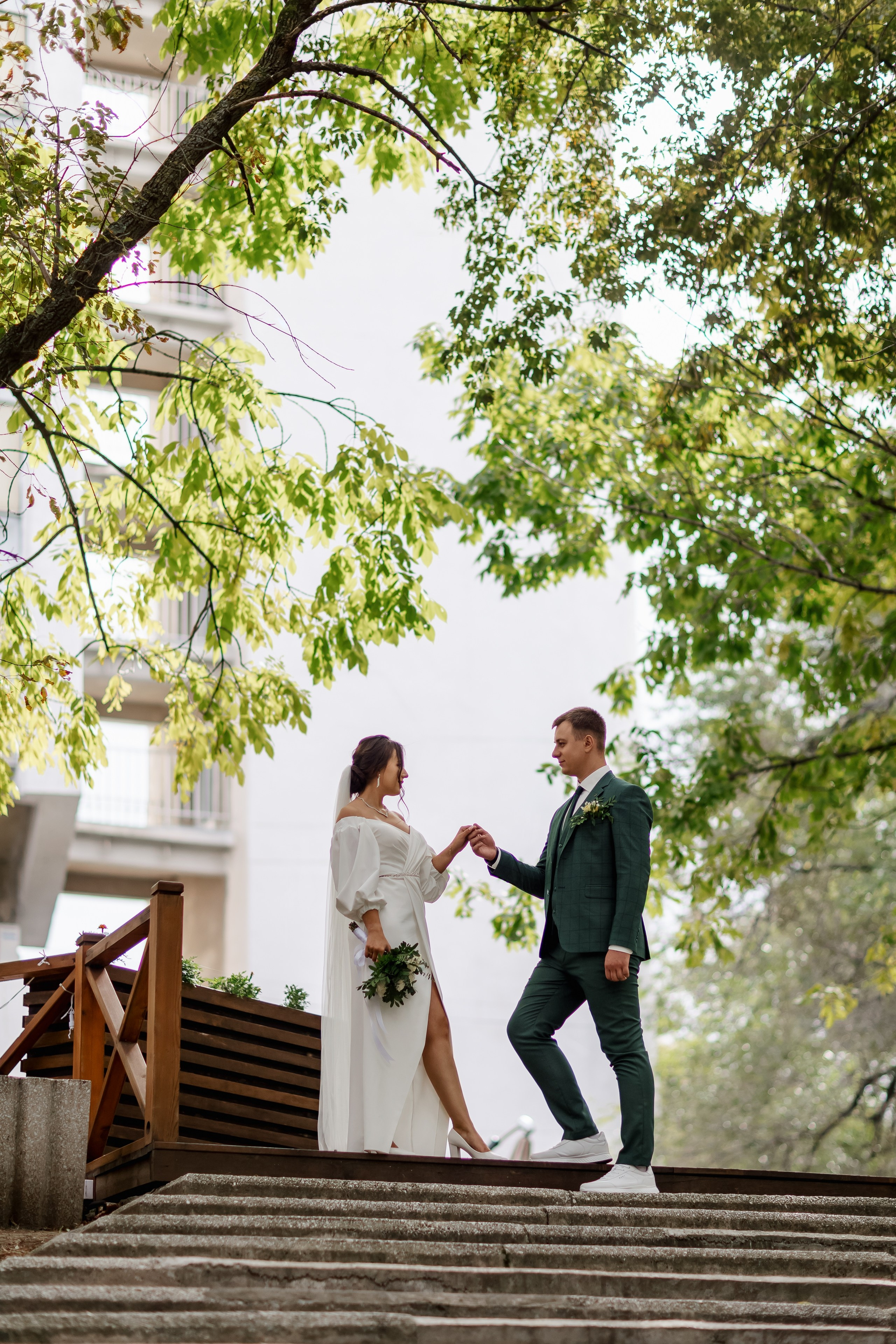 Олег и Юлия. Свадебная прогулка. Свадебный фотограф в Хабаровске