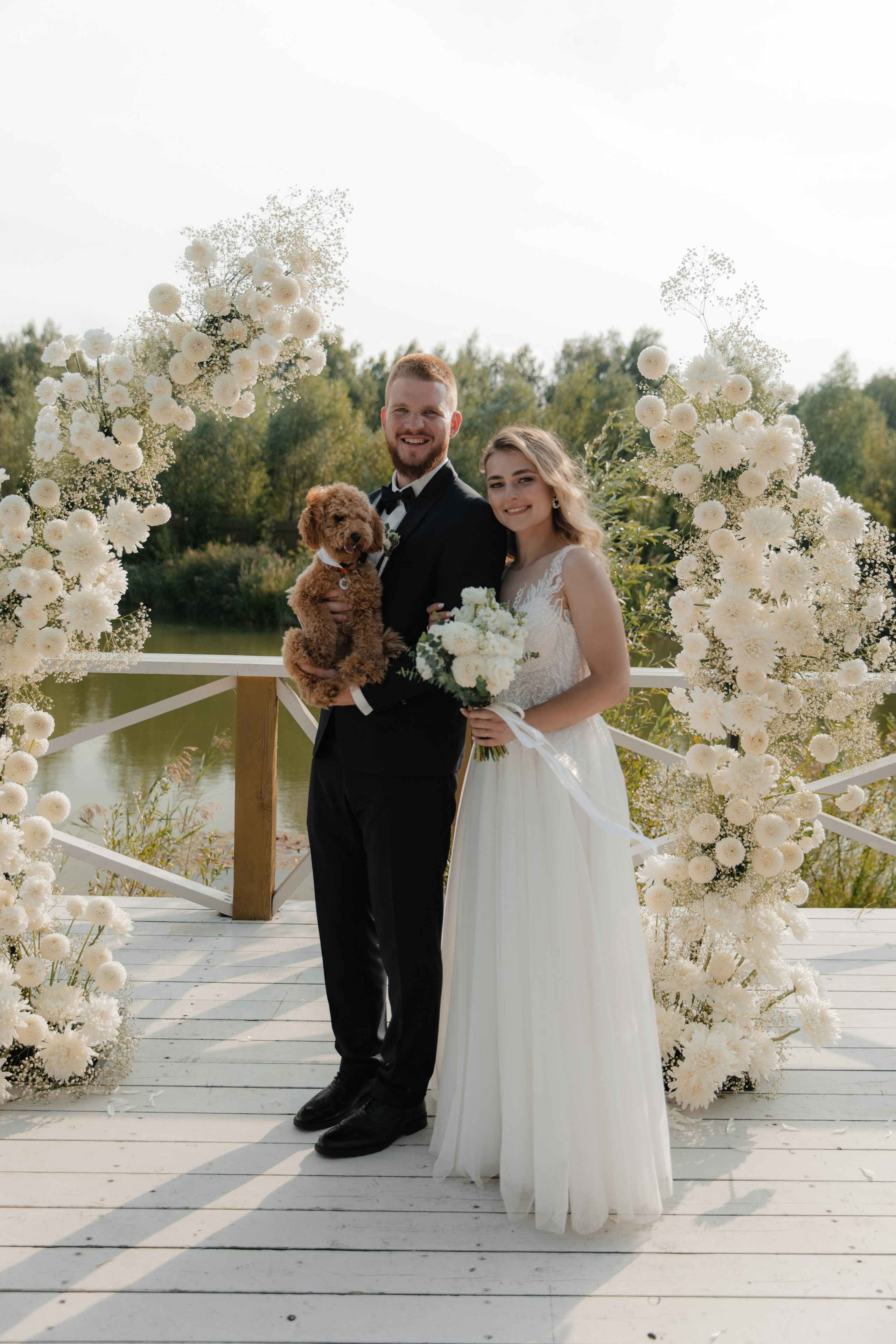 Свадьба с любимой собакой. Свадебный организатор в Москве и Санкт-Петербурге Пергаева Ольга