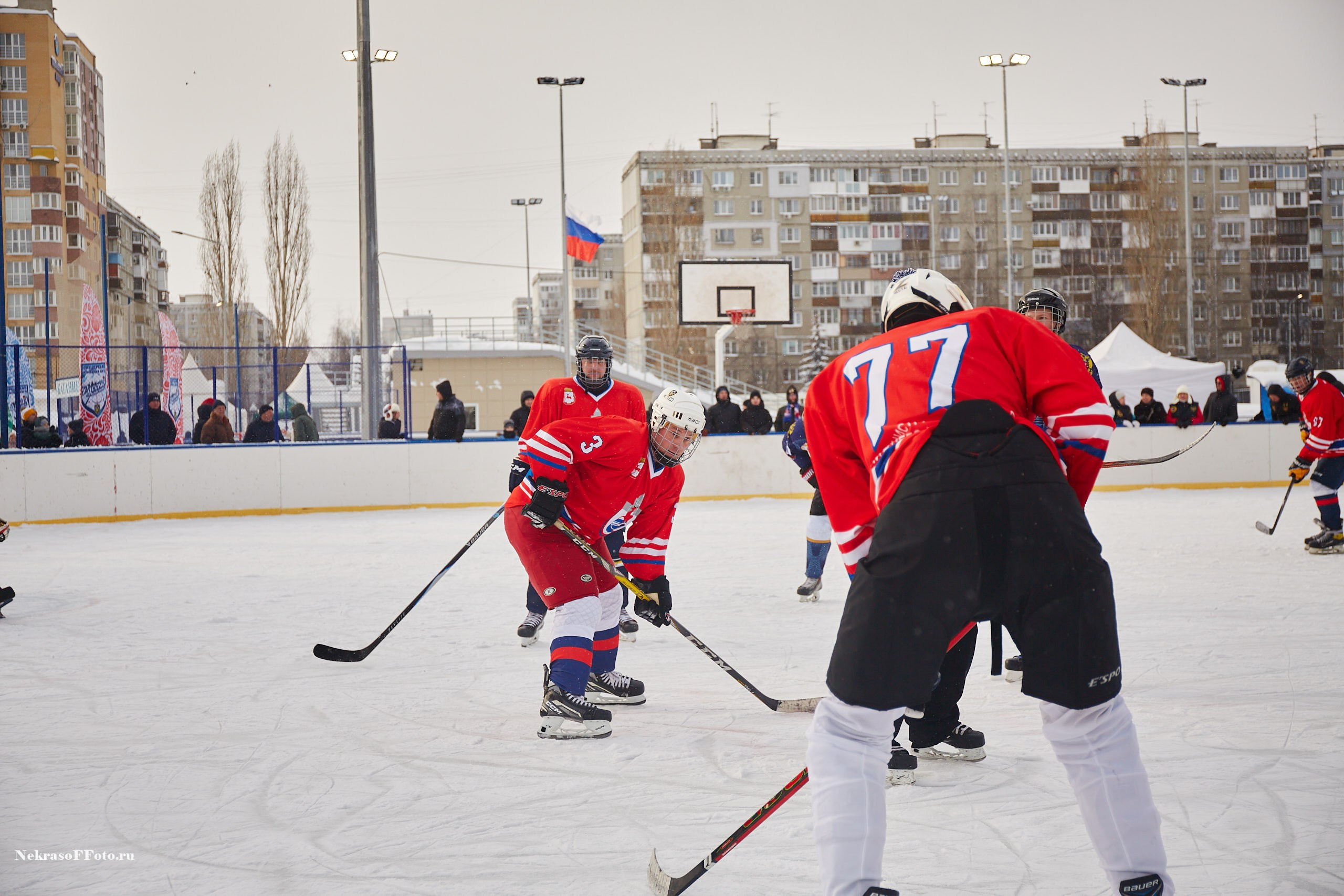 Турнир по хоккею «Русская классика» в рамках Офицерской хоккейной лиги. Спортивный фотограф Некрасов Денис