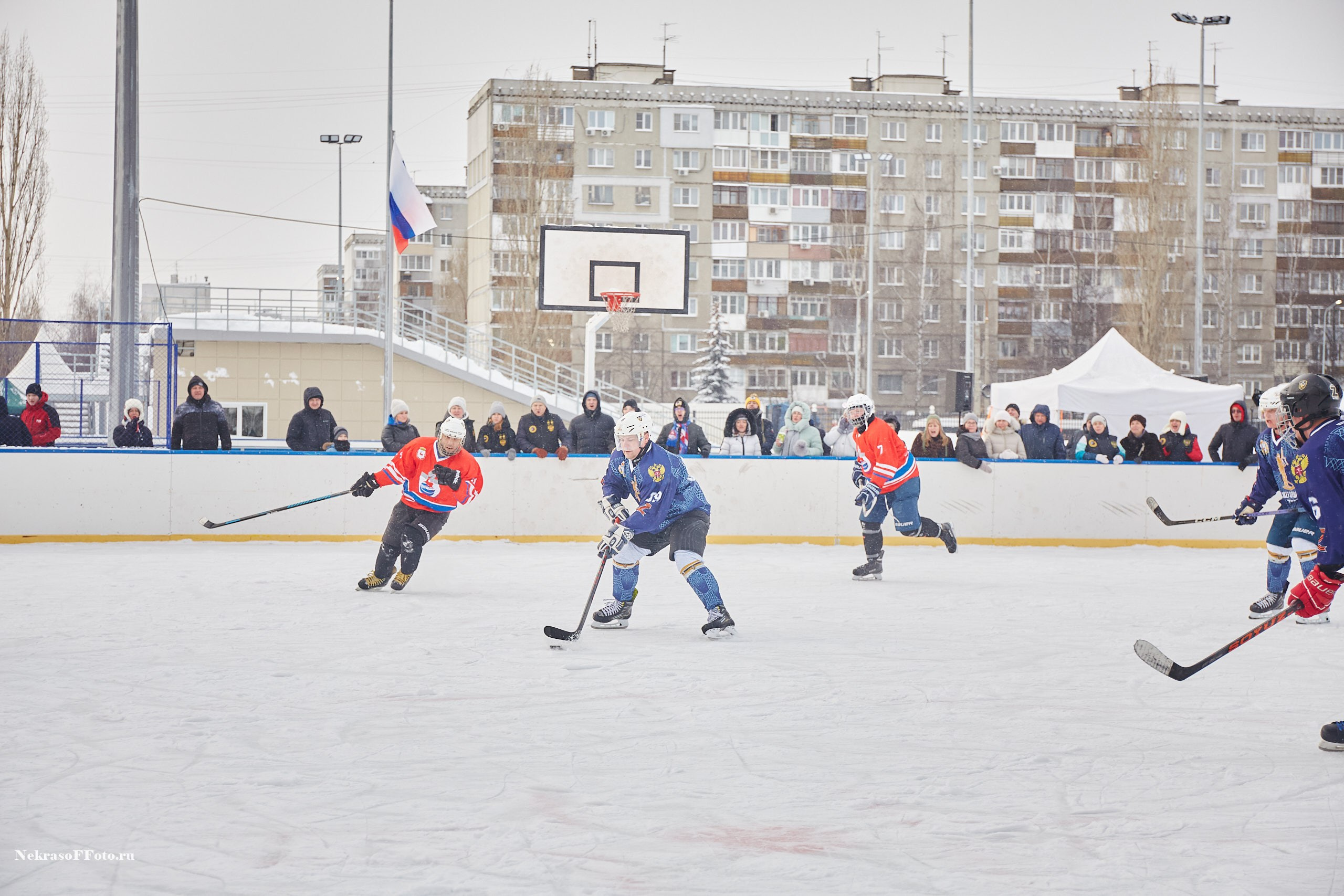 Турнир по хоккею «Русская классика» в рамках Офицерской хоккейной лиги. Спортивный фотограф Некрасов Денис
