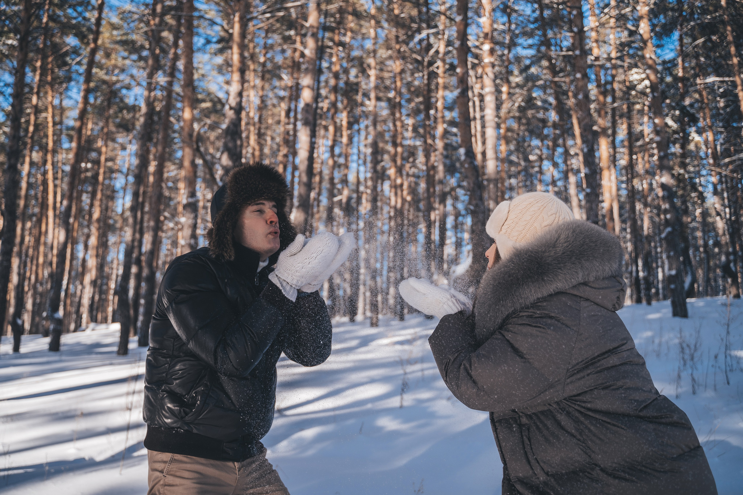 Зимняя lovestory для Витали и Оли. Фотограф в Самаре Екатерина Кроз