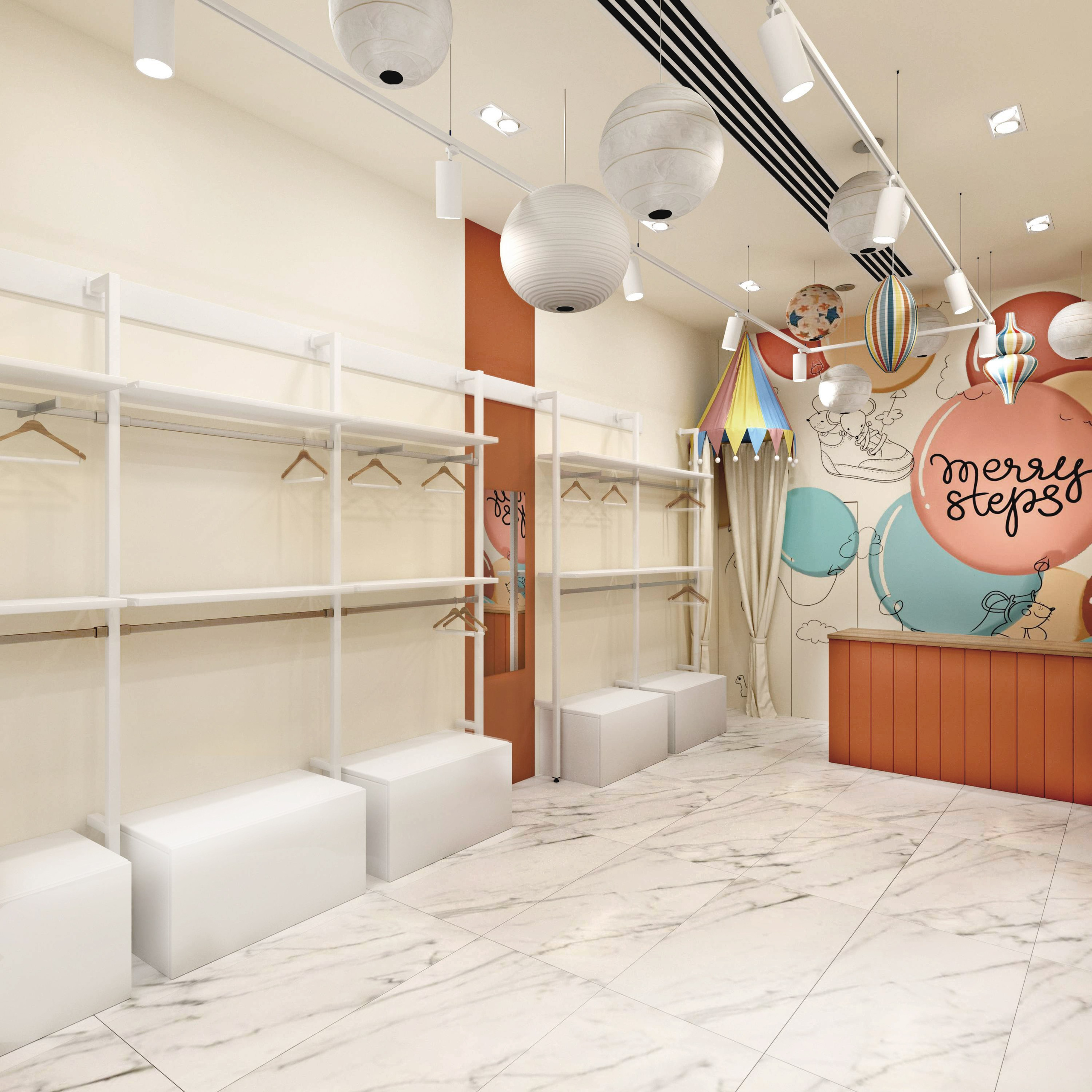 Herzliya, 7Stars Mall. Olga Goldina architectural interior design, styling and staging