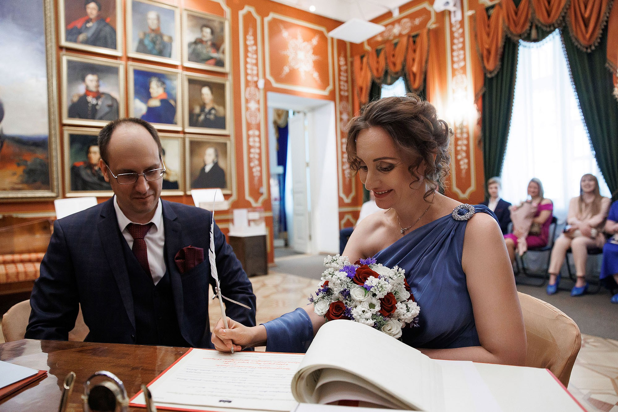 Регистрация в ЗАГСе и выездная. Свадебная съемка. Фотограф в Москве Валерий Боцман