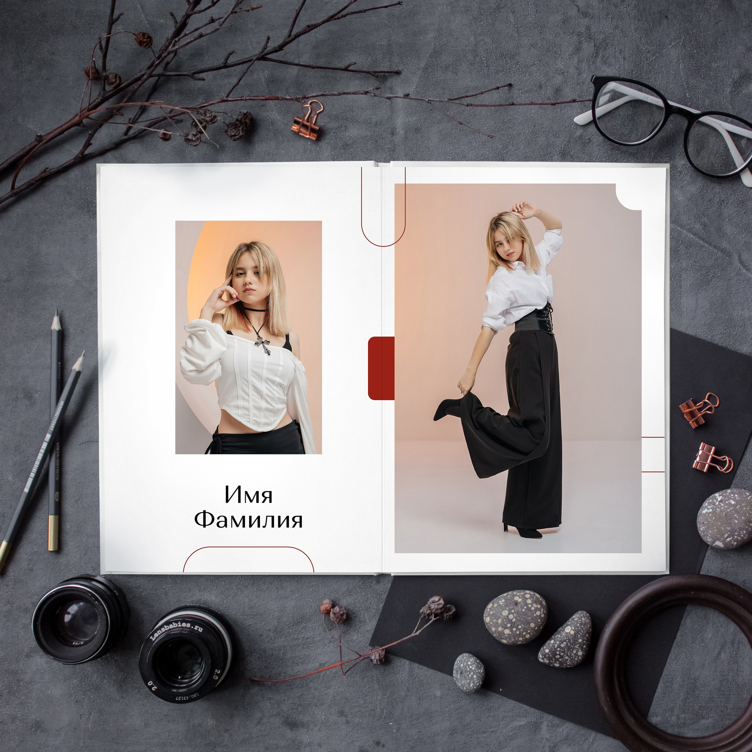 Альбом 21×30 5 разворотов (10 страниц). Школьный фотограф в Новосибирске Наталья Иванченко