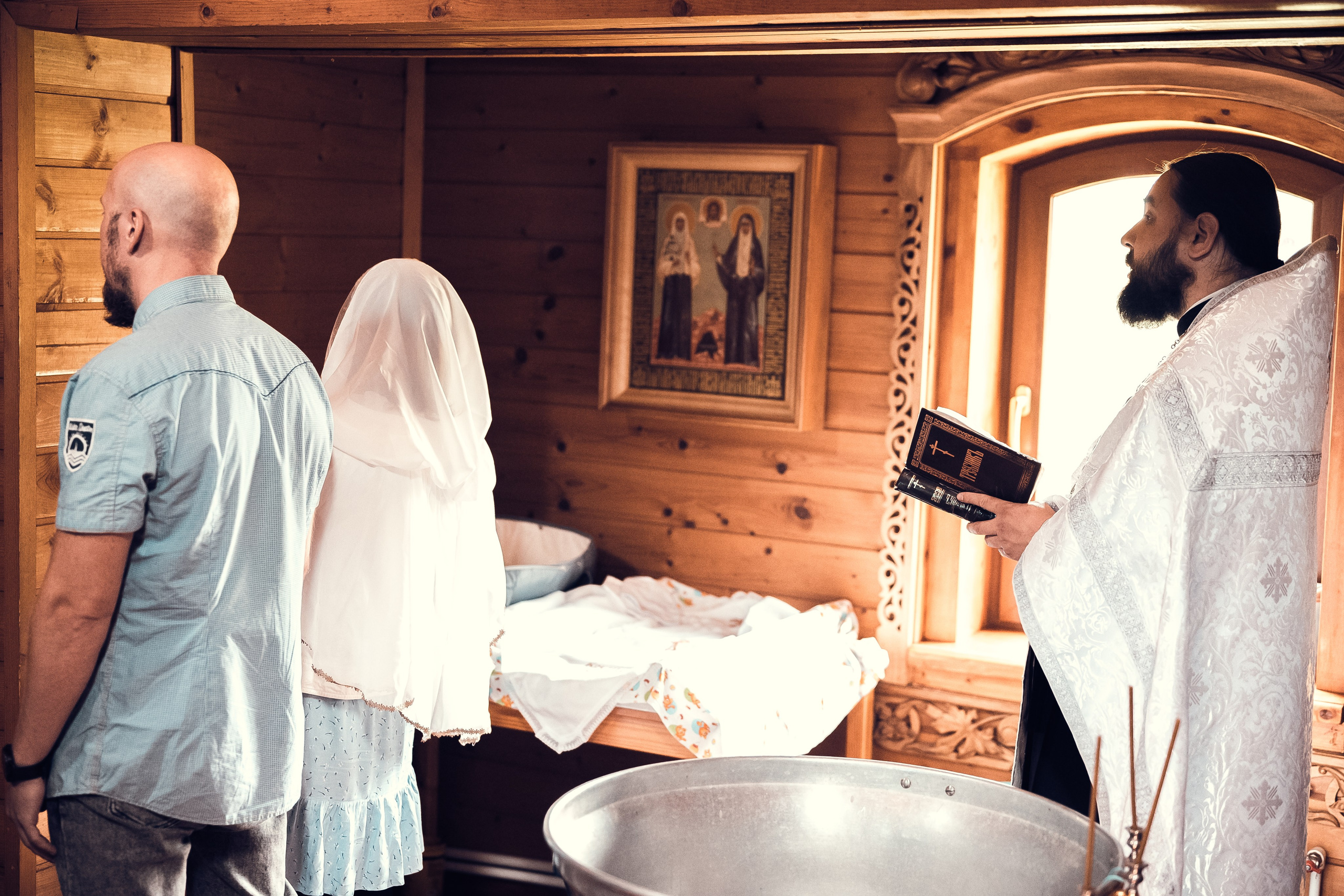 Крещение Павла. Семейный и детский фотограф Москва