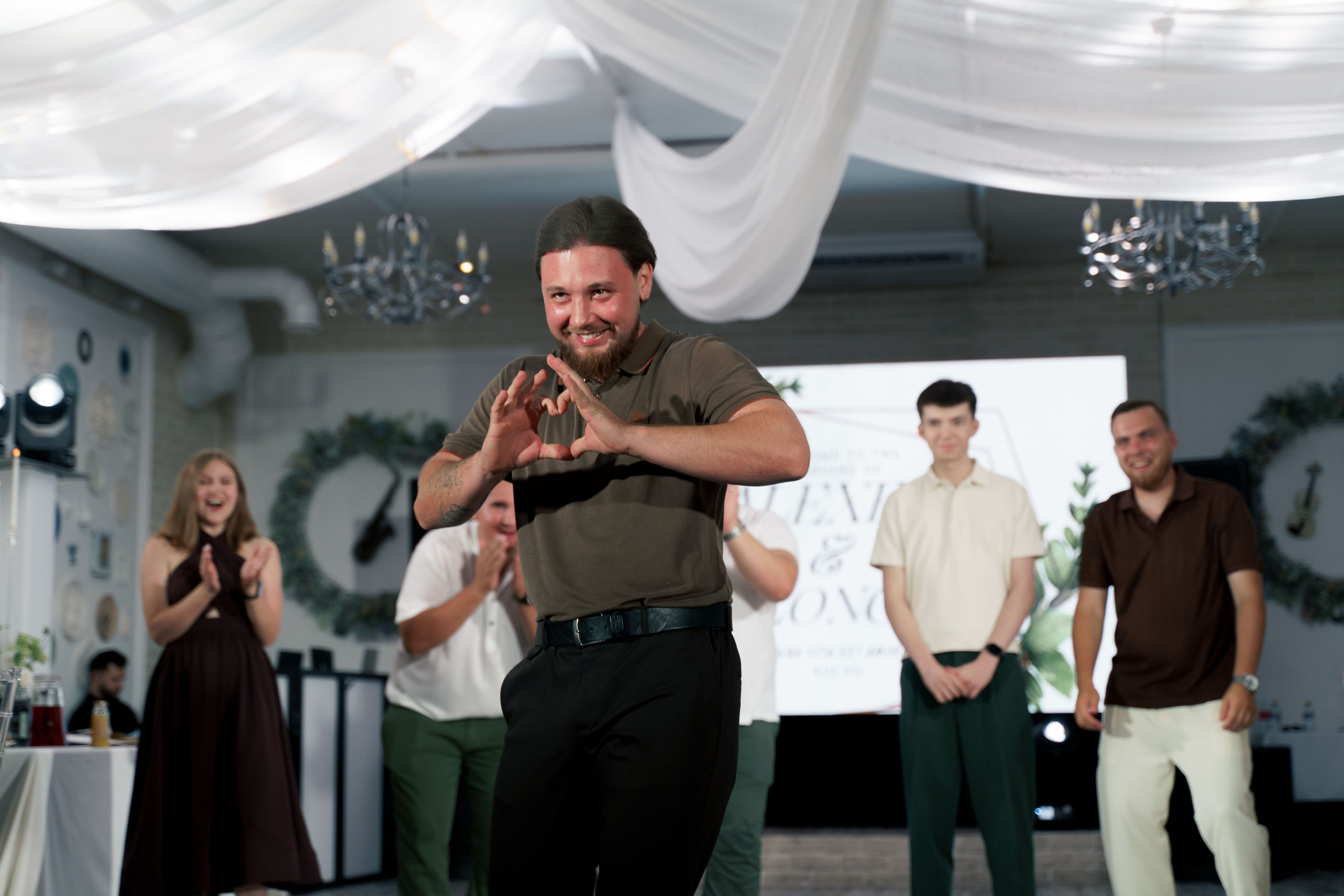 фотосессия свадебного банкета 