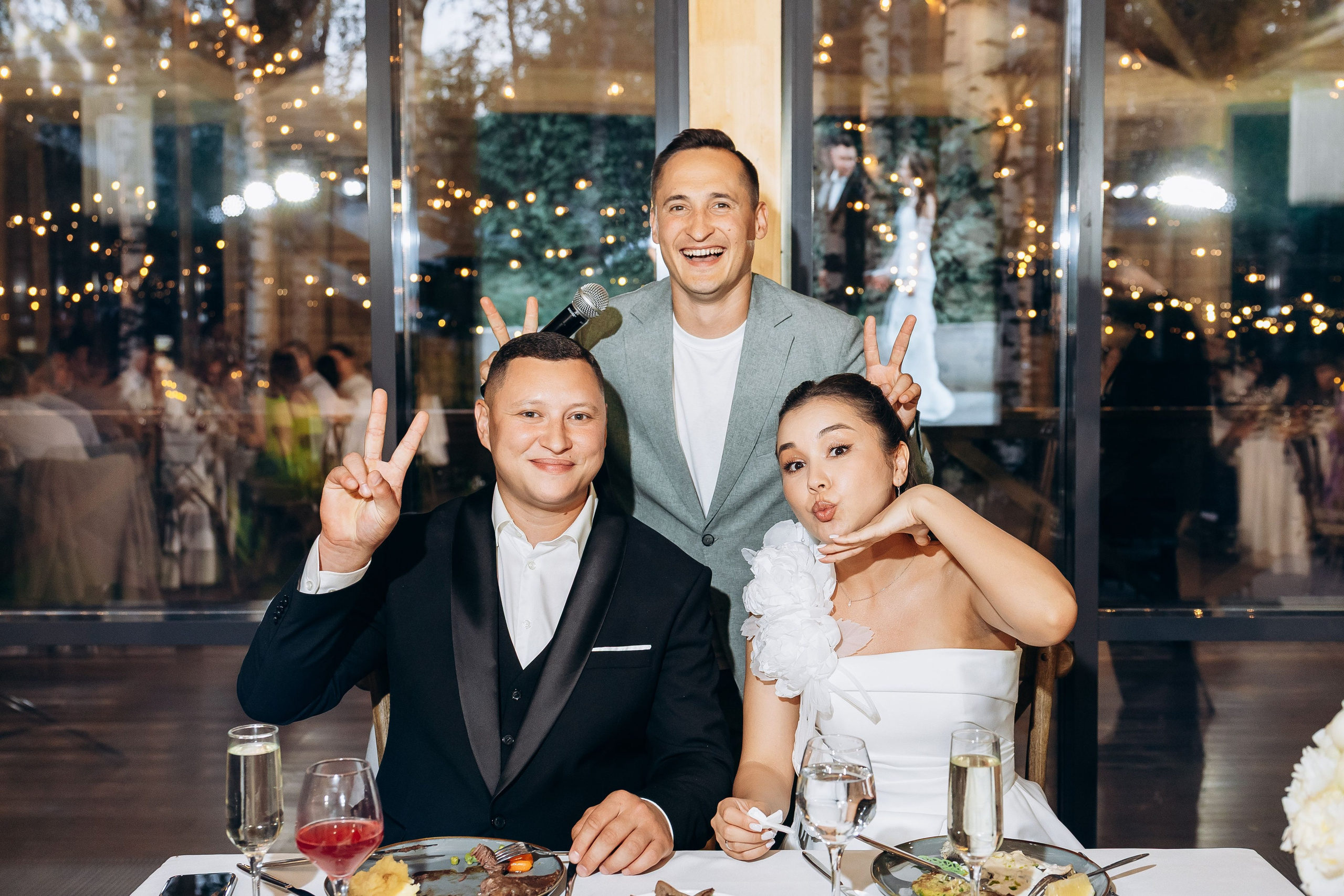 свадебный банкет в Казани. Площадка Веранда Лес. Свадебный фотограф Казань