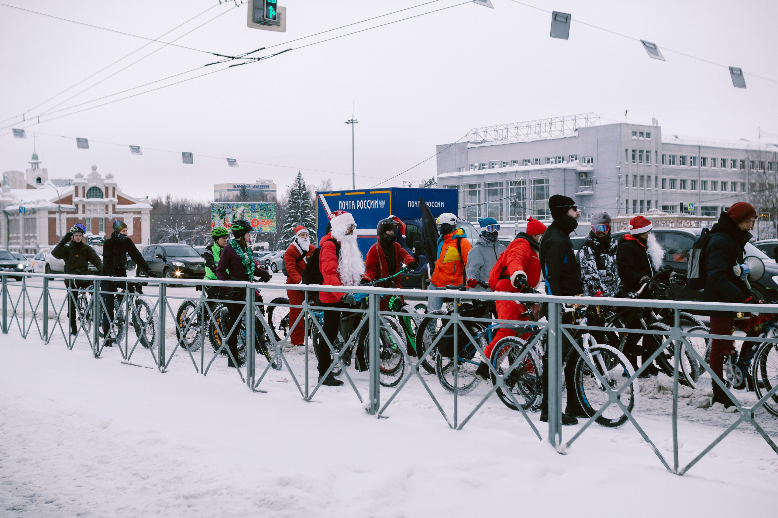 Зимний велозаезд «Привет, велосипед!». Фотограф в Новосибирске Екатерина Васильева