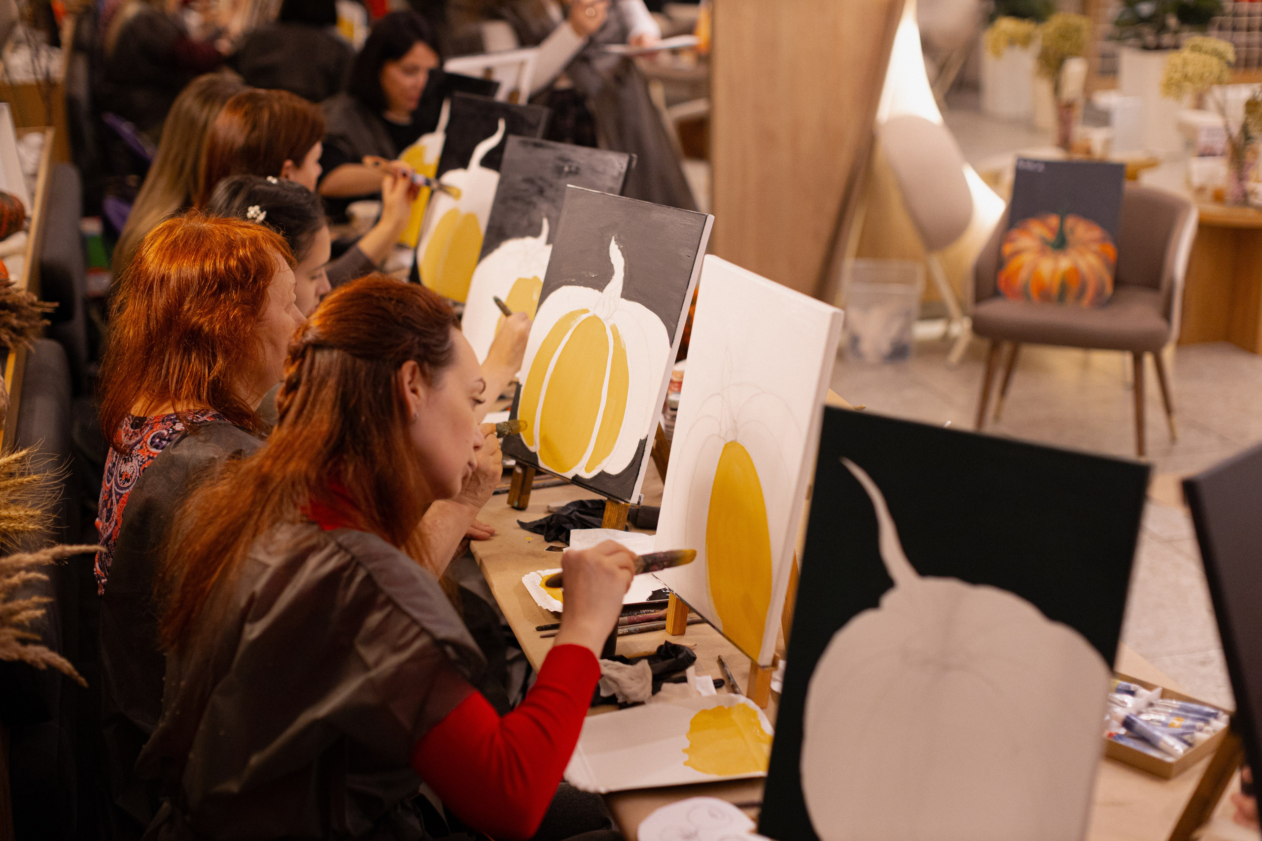 МК Тыква в кафе Здрасте. Анастасия Ракчеева Художник