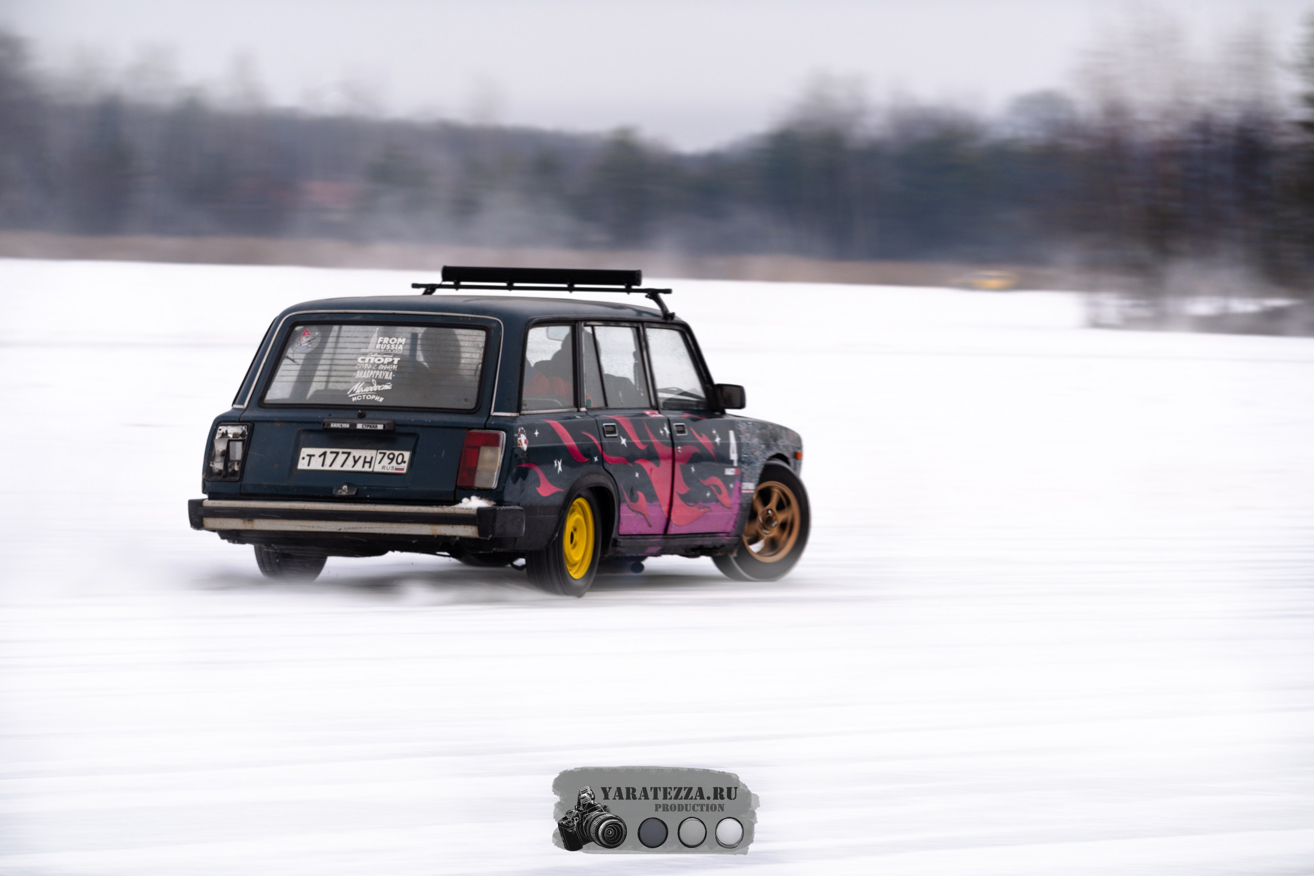 Тренировочный день на ледовой трассе. Yaratezza production