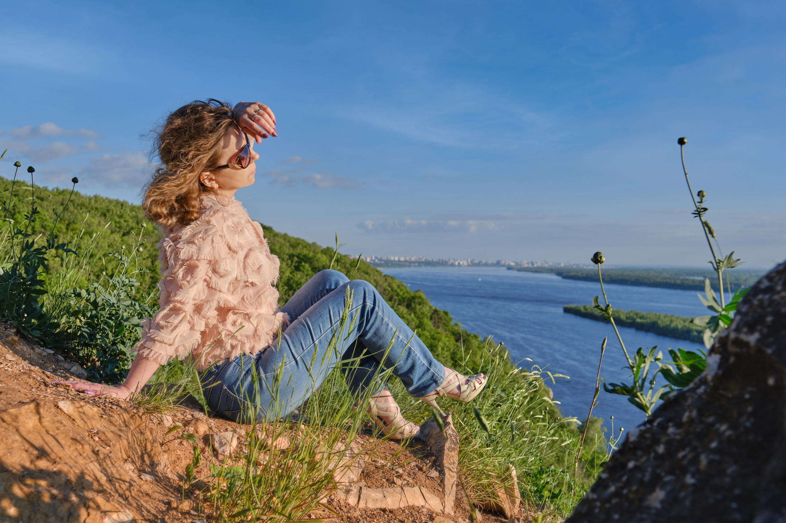 Летняя фотосессия на природе, в лесу, на улице. Семейная с детьми