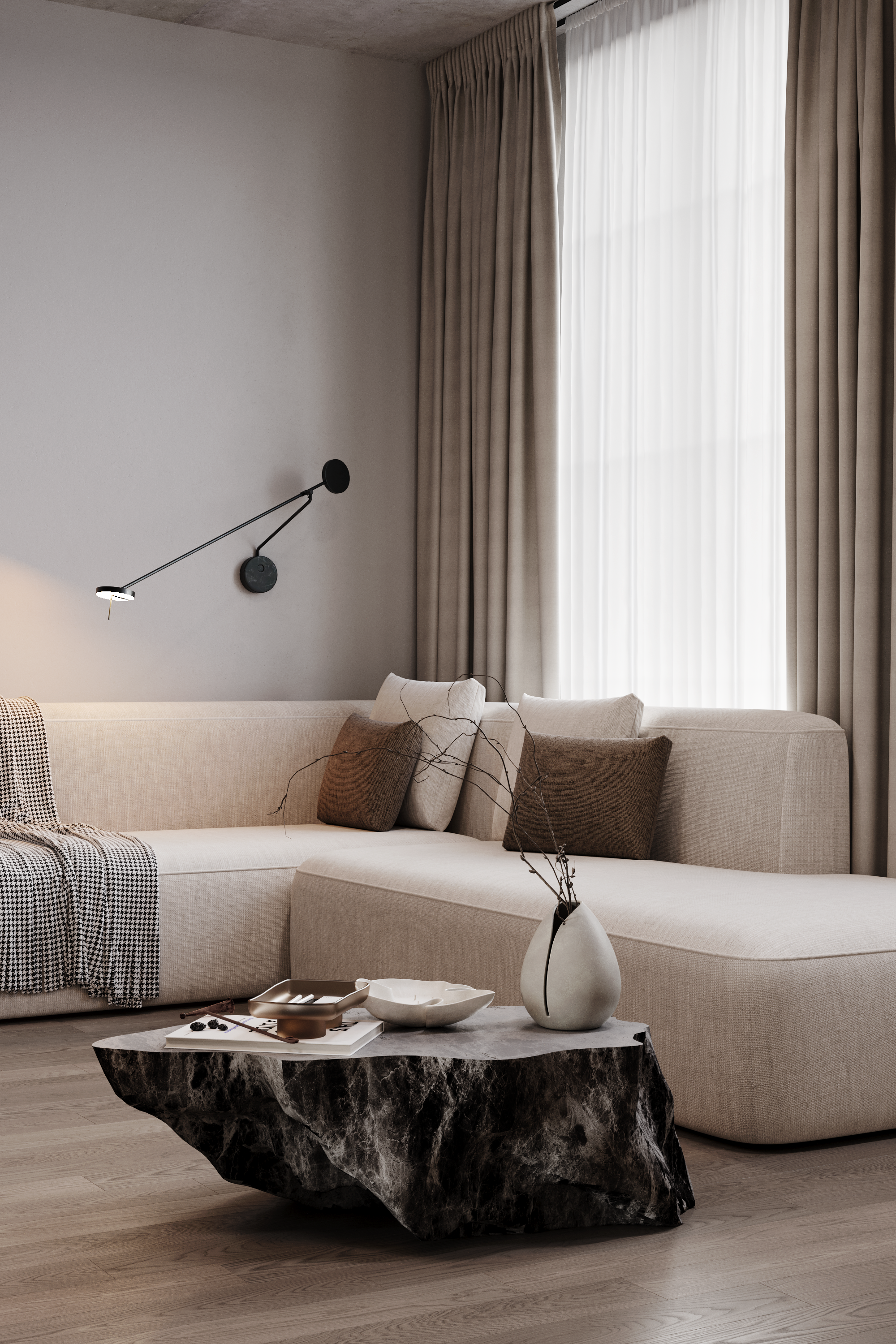 Лофт в ЖК Манхеттен. Дизайнер интерьера | Сабир Ульмаскулов