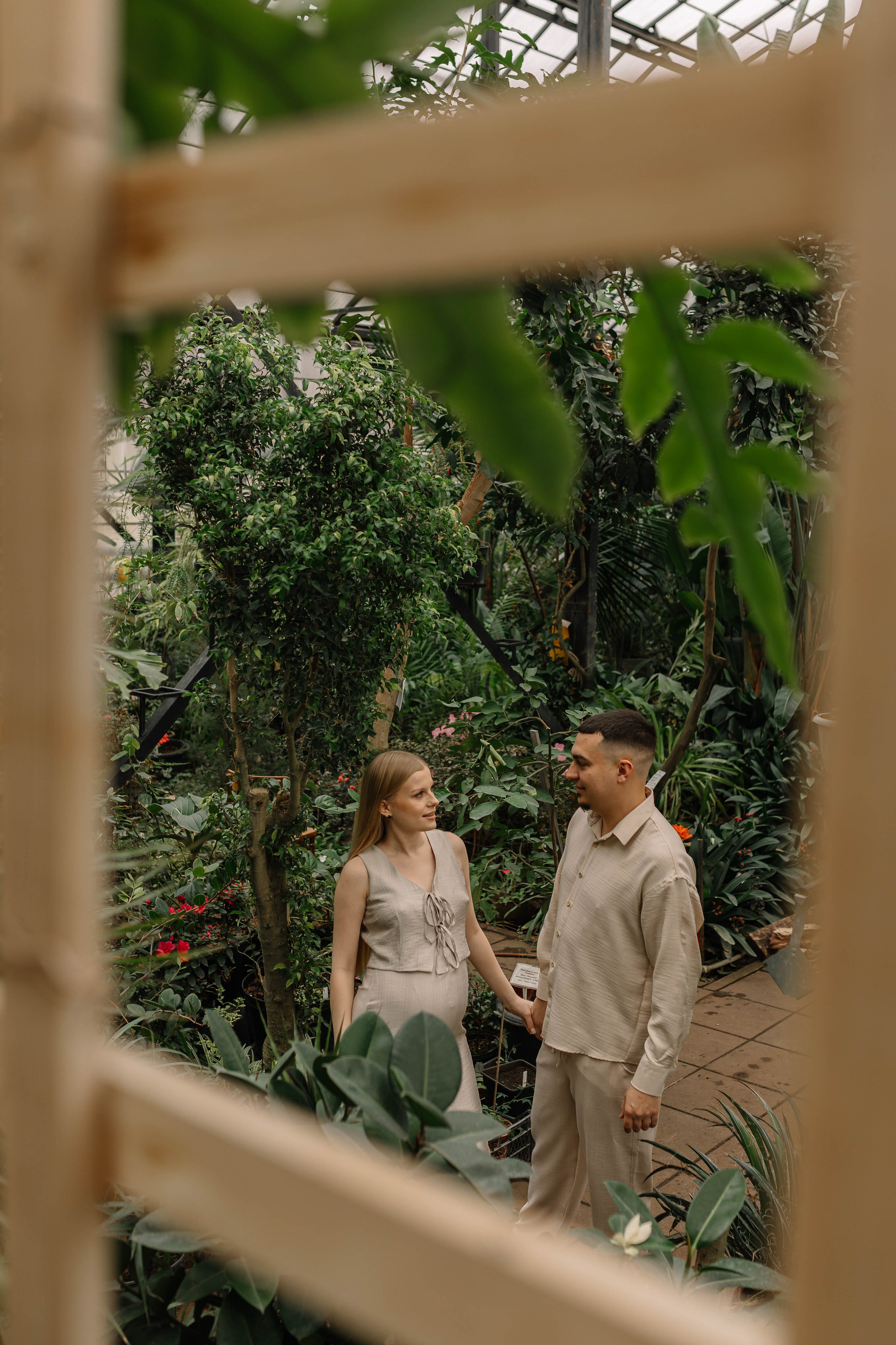 В оранжерее. Фотограф Александра Кузнецова