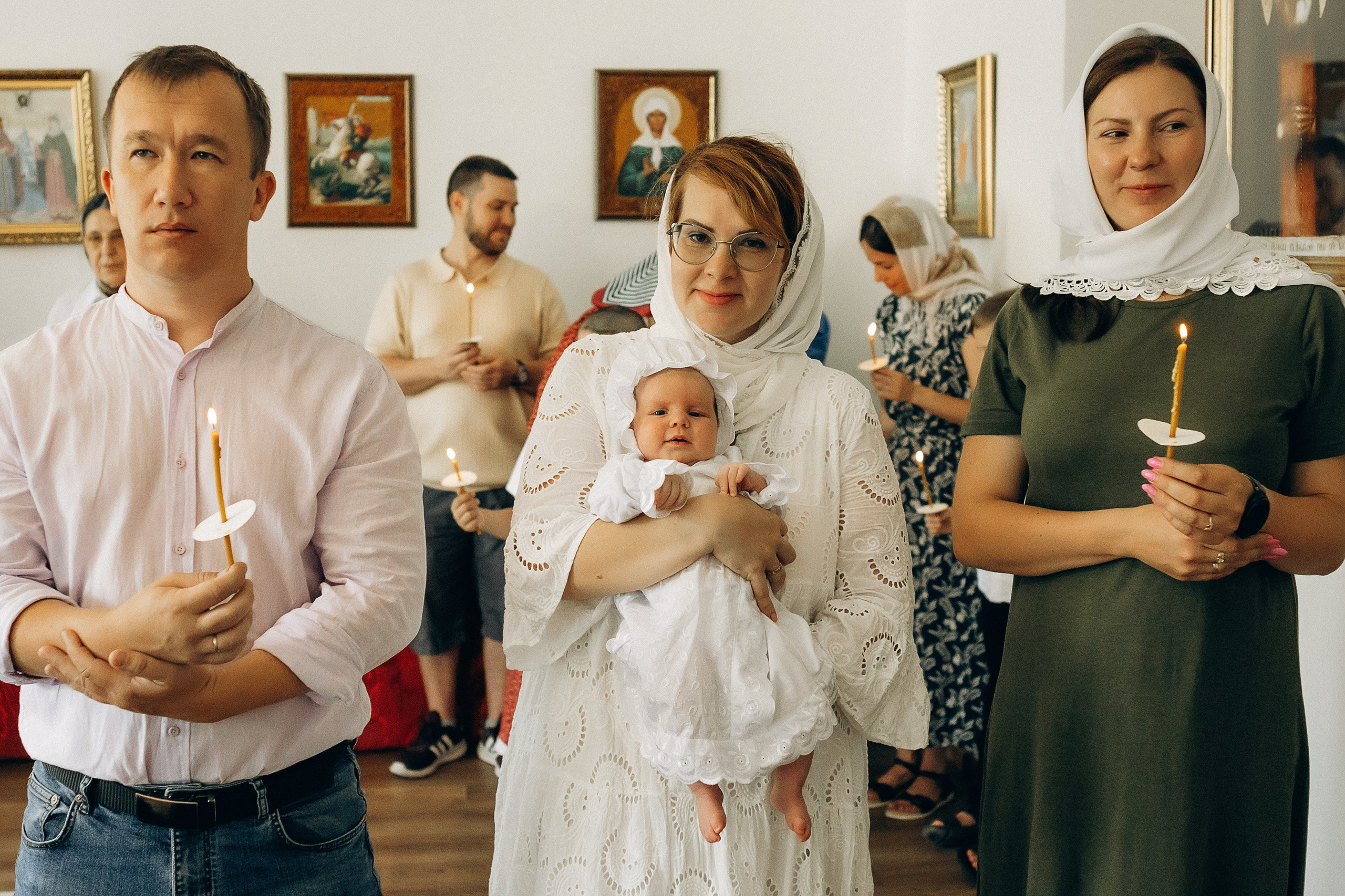 Крещение Ксении. Семейный фотограф и детский фотограф в Волгограде Алеся Бутакова — дет