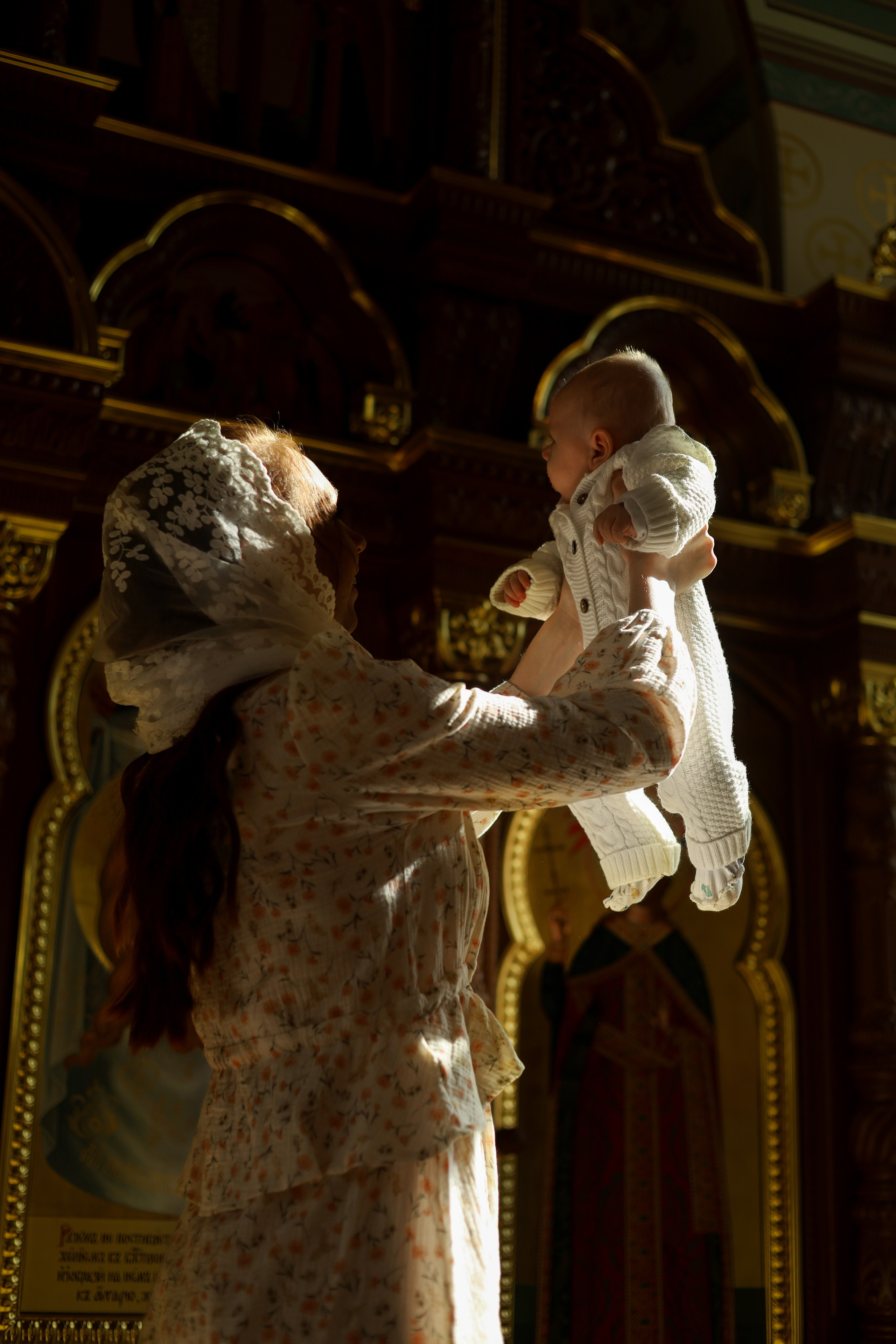 Таинство крещения. Фотограф новорожденных Саратов