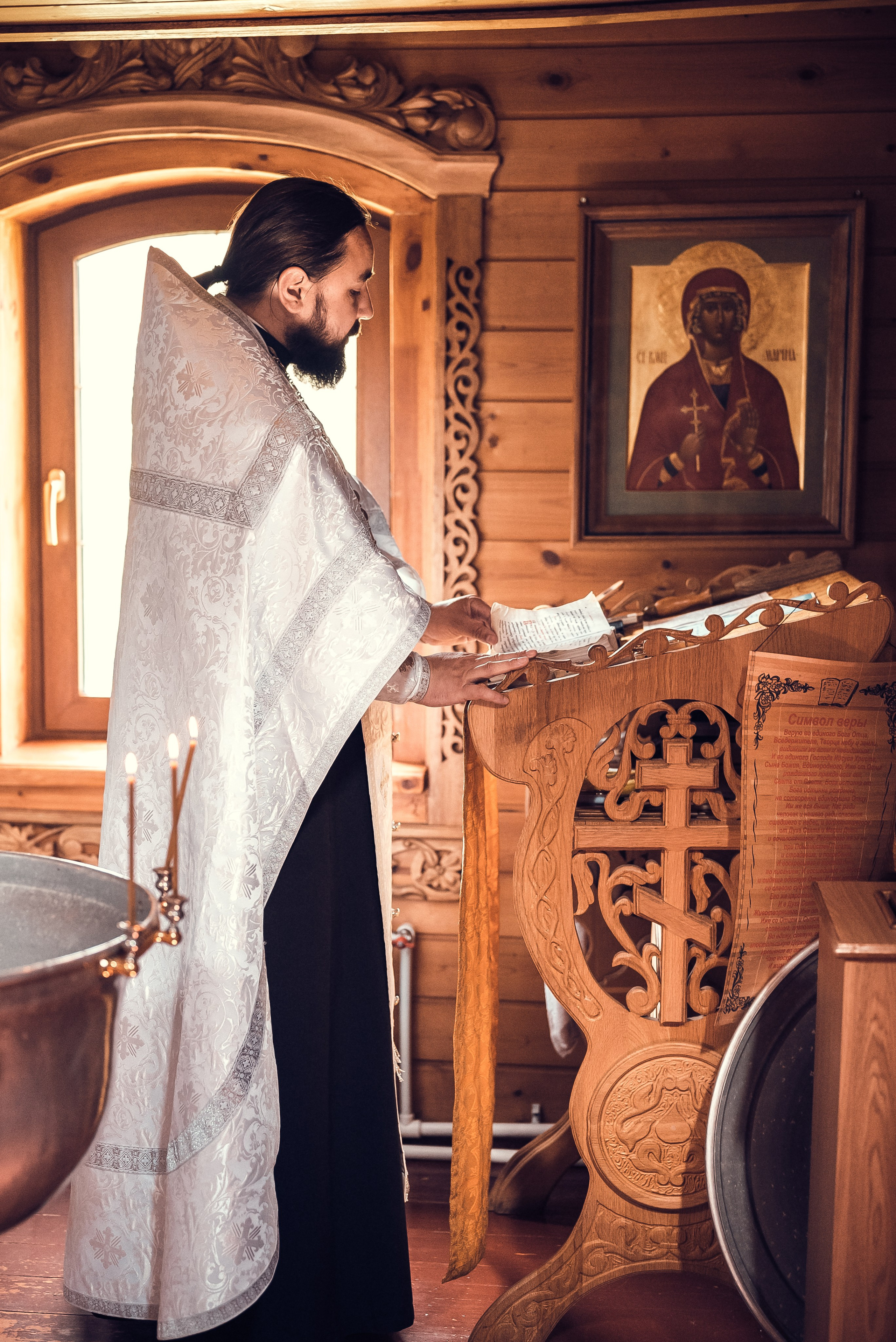 Крещение Павла. Семейный и детский фотограф Москва