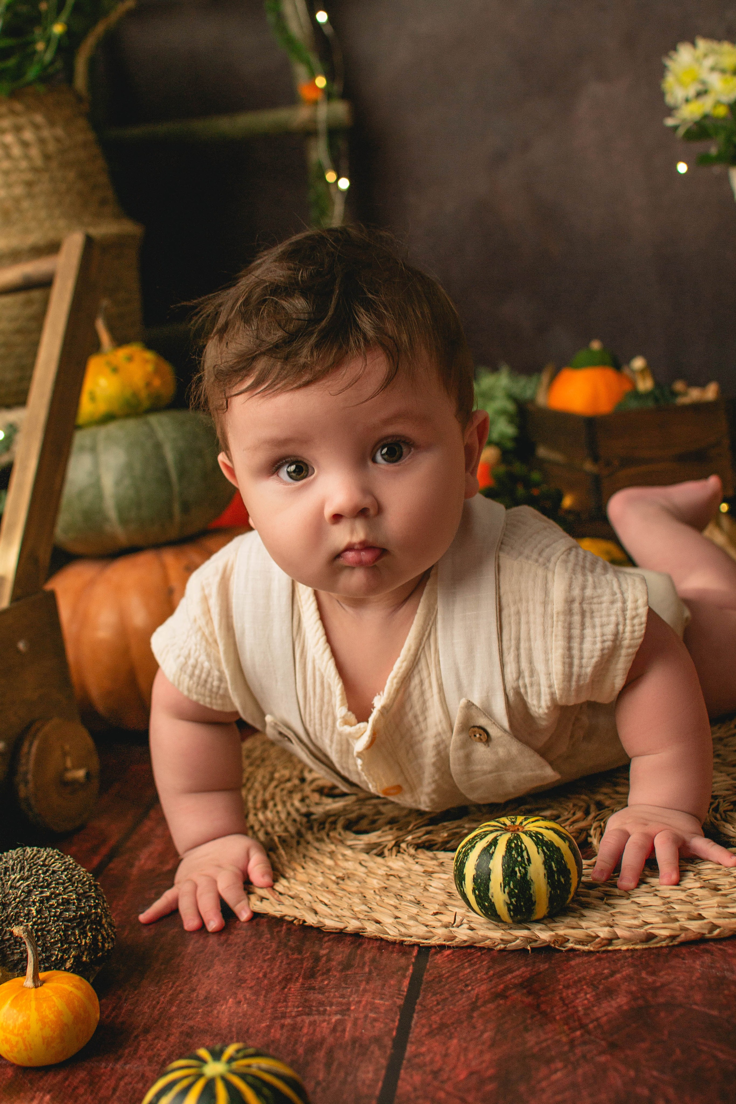 ОСЕННИЙ С ТЫКВАМИ 2024. Фотограф новорождённых в Санкт-Петербурге Наталья Булгакова
