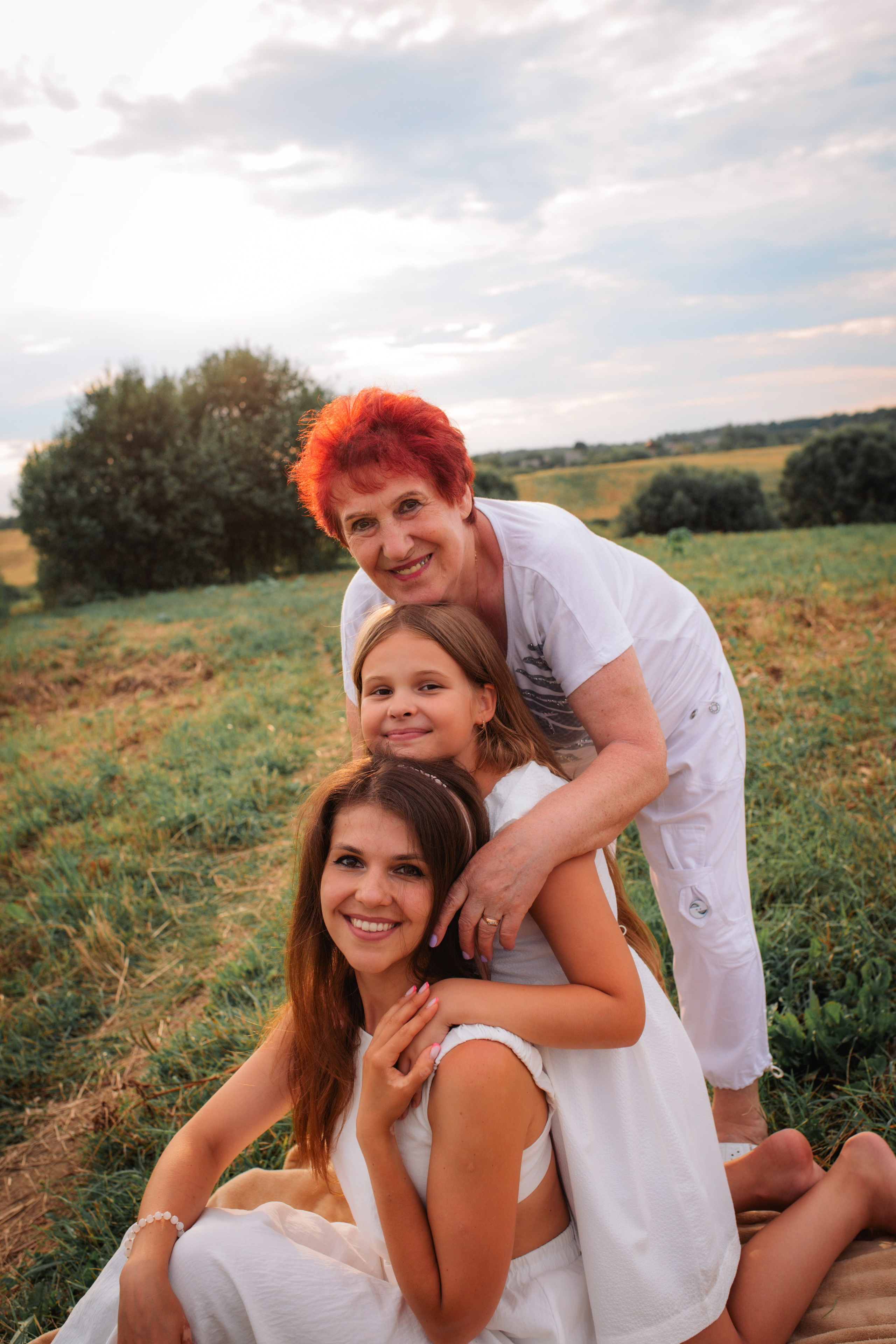 Катюша с семьёй