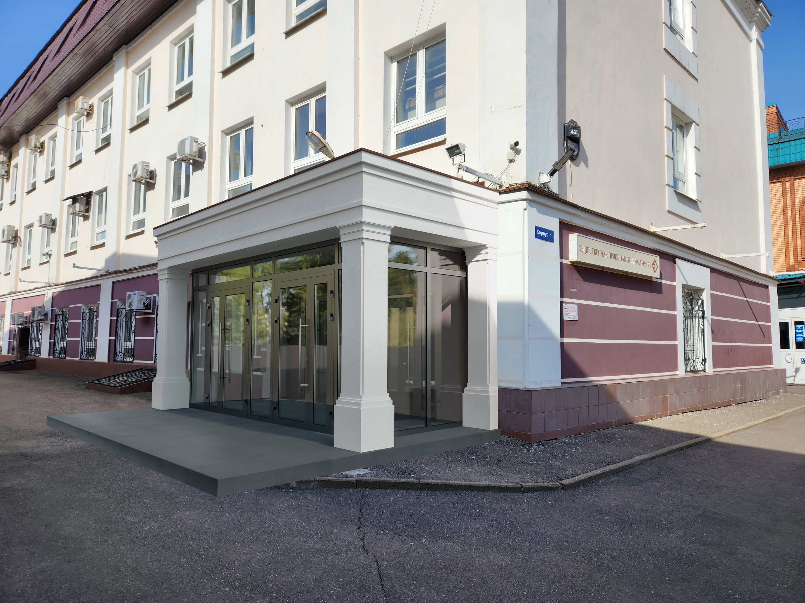 Проект входной группы на улице Московская Казань. Архитектор-дизайнер в Казани