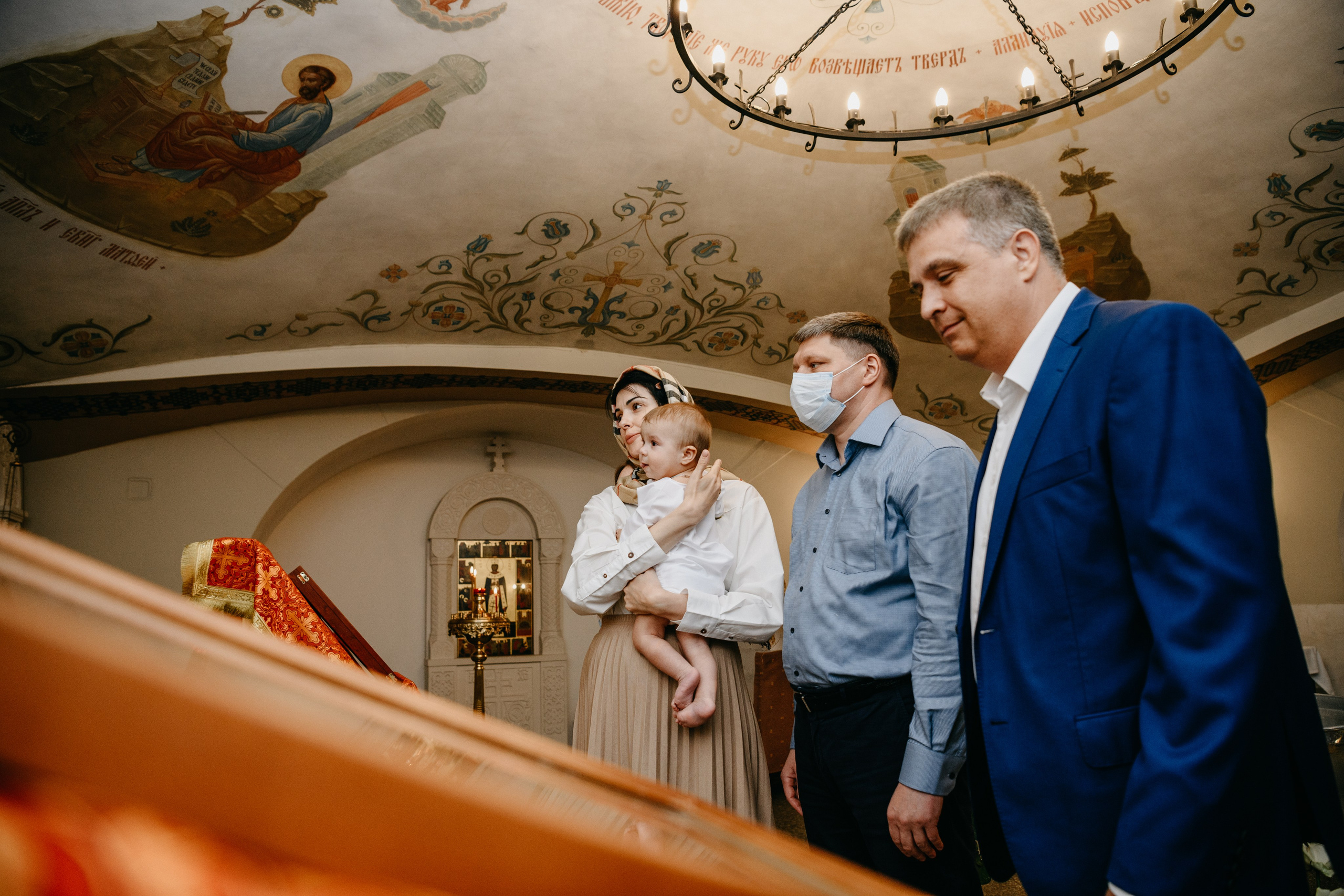 Крещение Александра. Фотограф на выписку из роддома в Москве и МО