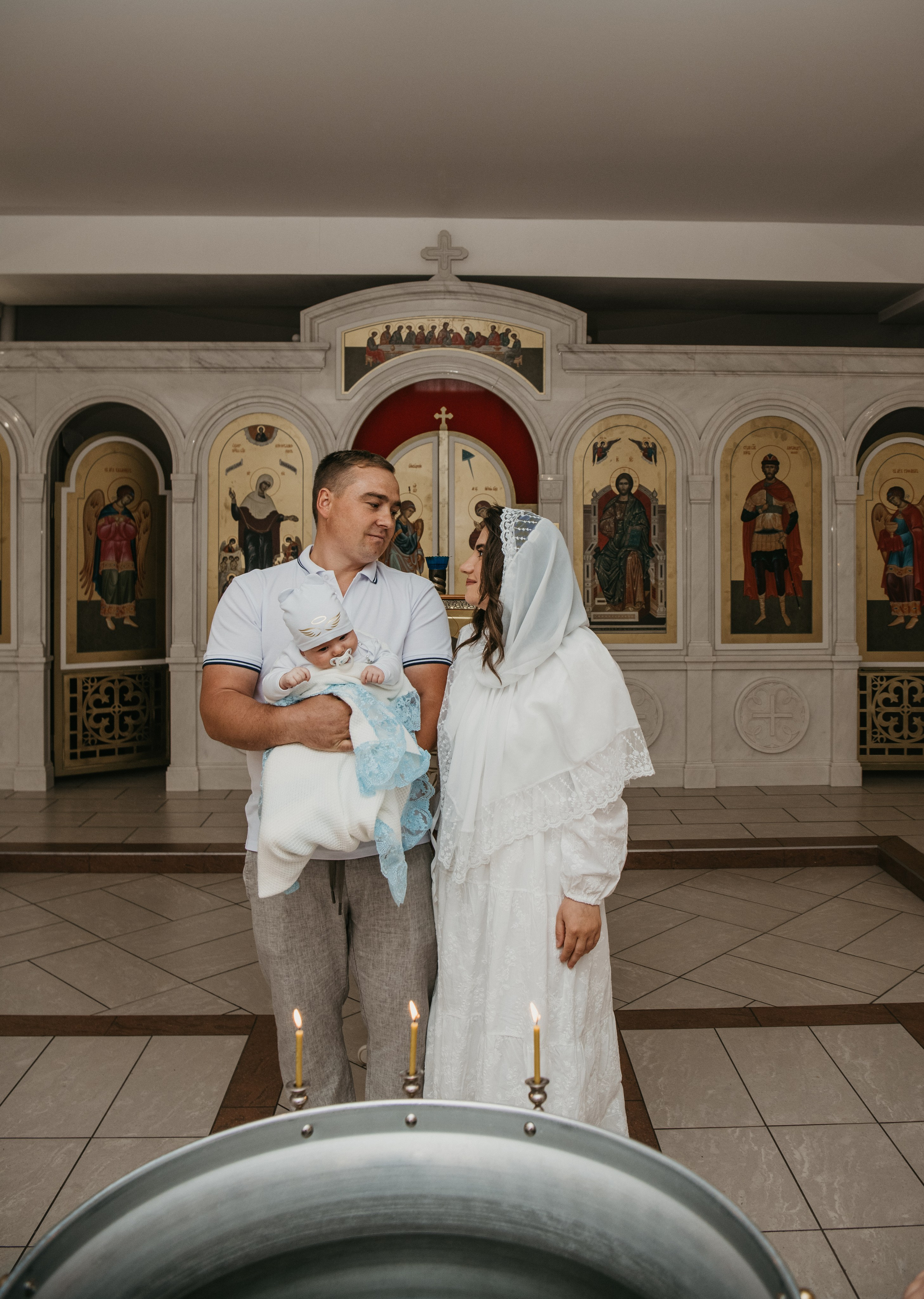 Крещение Евгения. Фотограф на выписку из роддома в Москве и МО