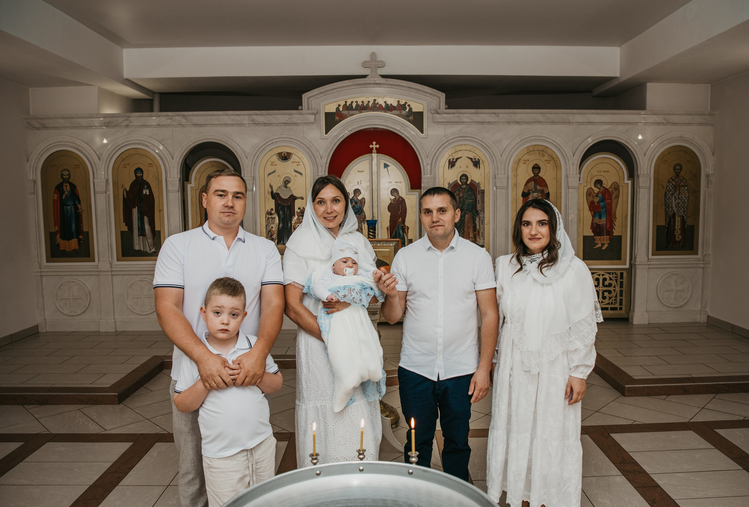 Крещение Евгения. Фотограф на выписку из роддома в Москве и МО