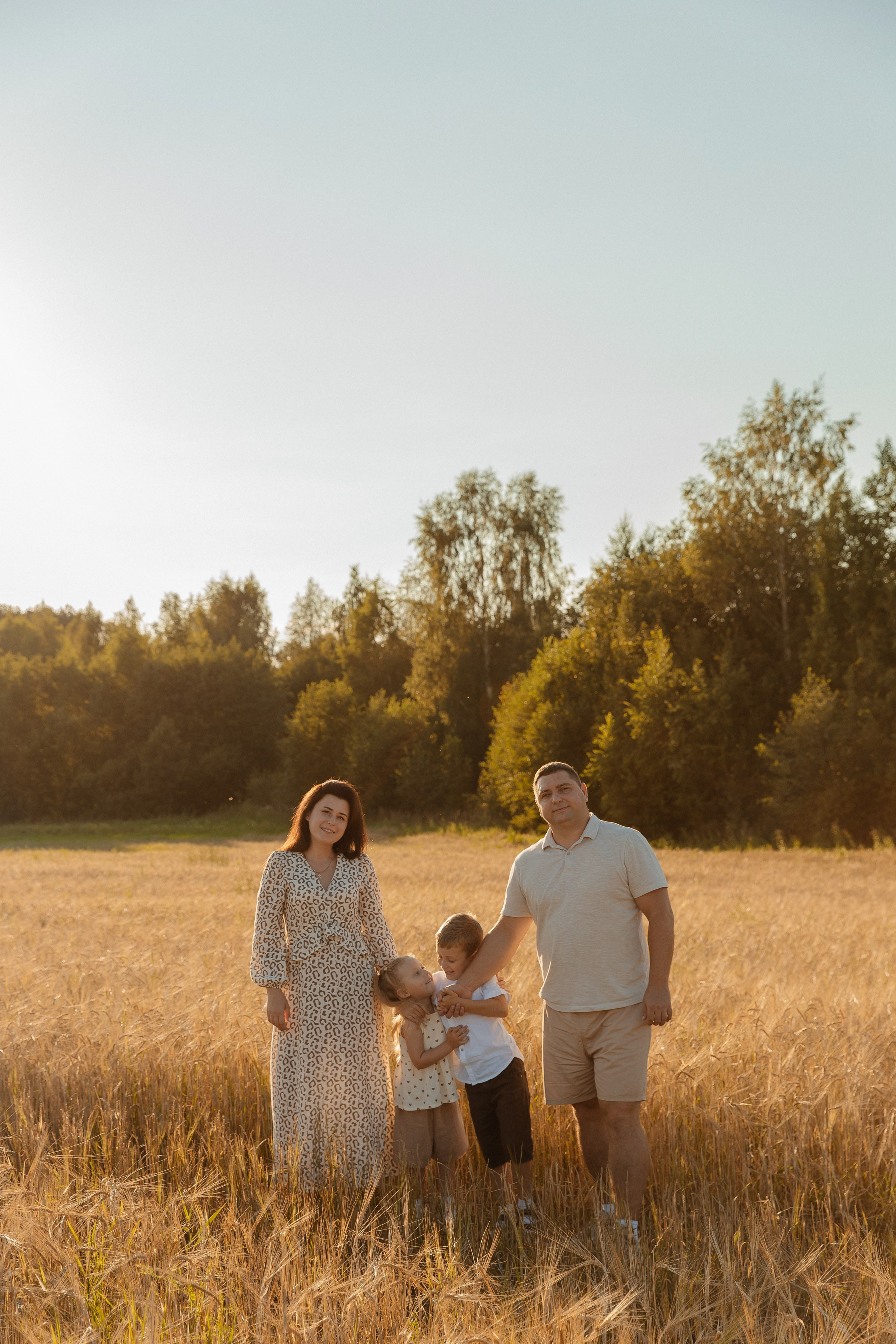 Дима Алёна Добромир и Стеша. Семейный фотограф Москва