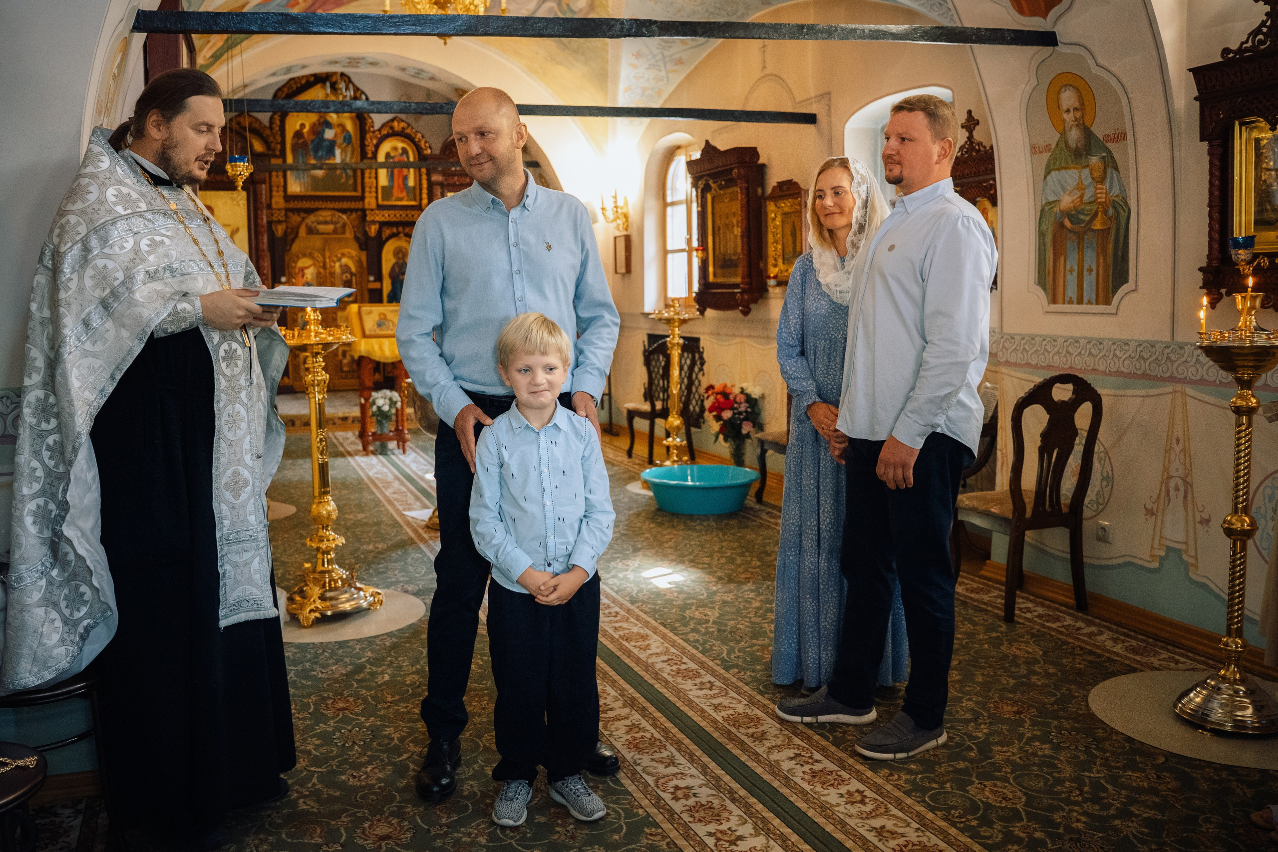 Крещение Марка. Фотограф Казакова Анастасия