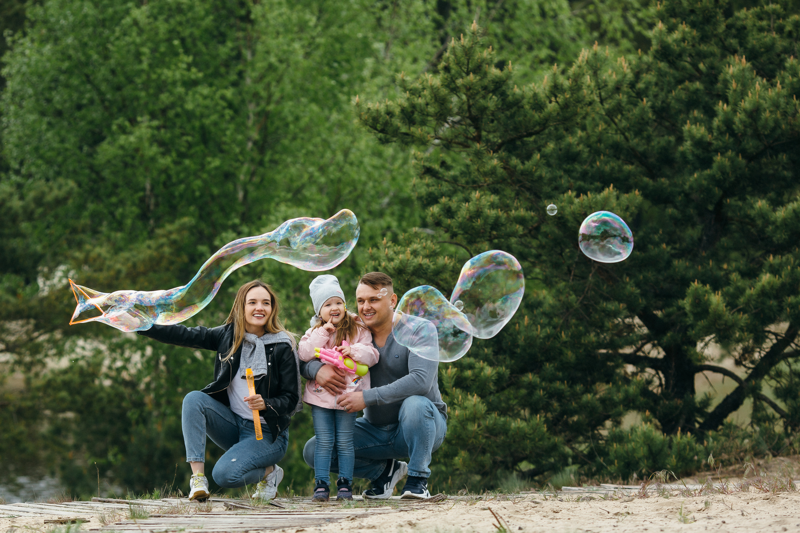 Семейная прогулочная фотосессия. Фотограф Петр Капралов