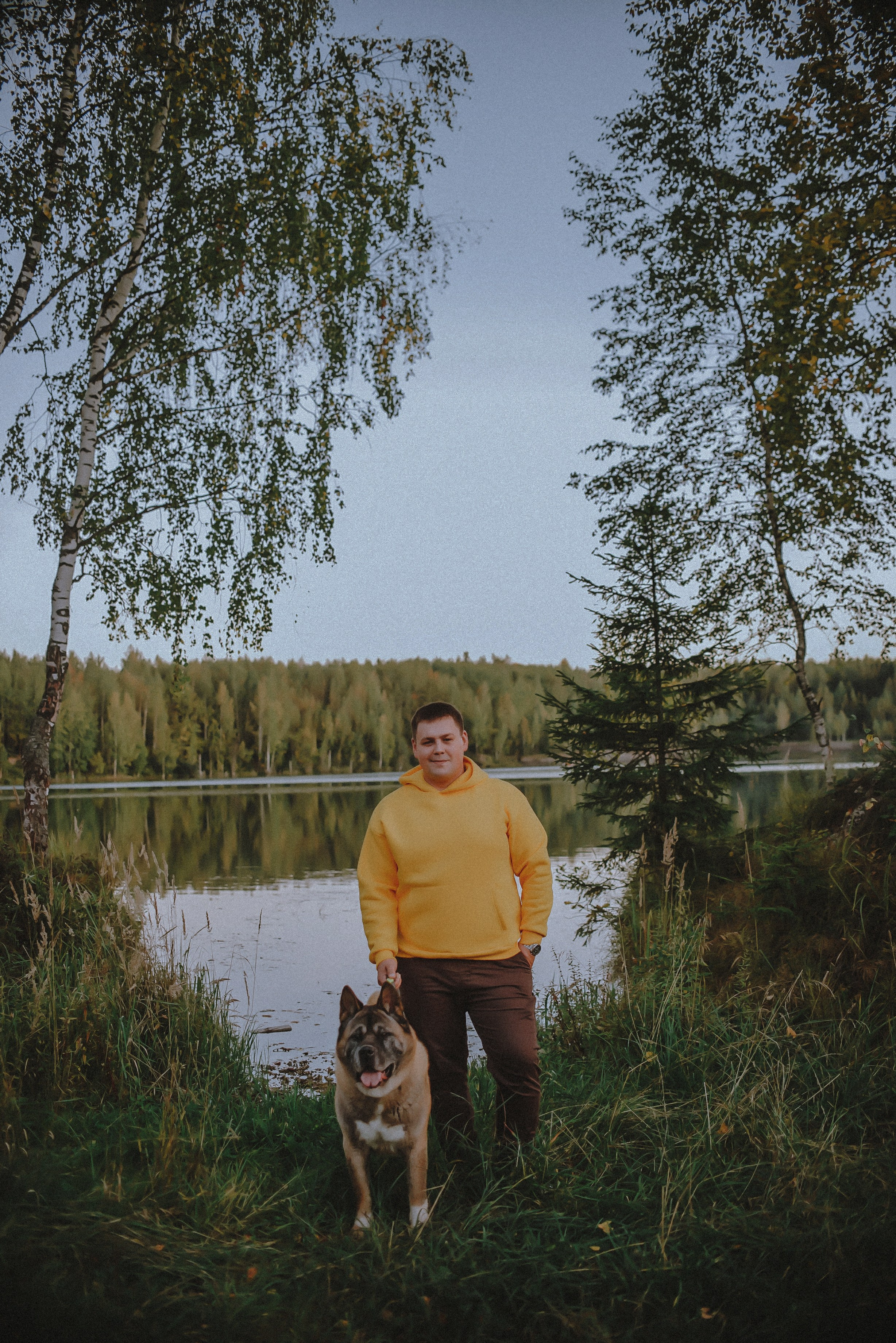 Озеро в лесу. Свадебный и семейный фотограф в Москве Сажина Кристина КиМ. Свадебный оператор в Москве Сажин Максим