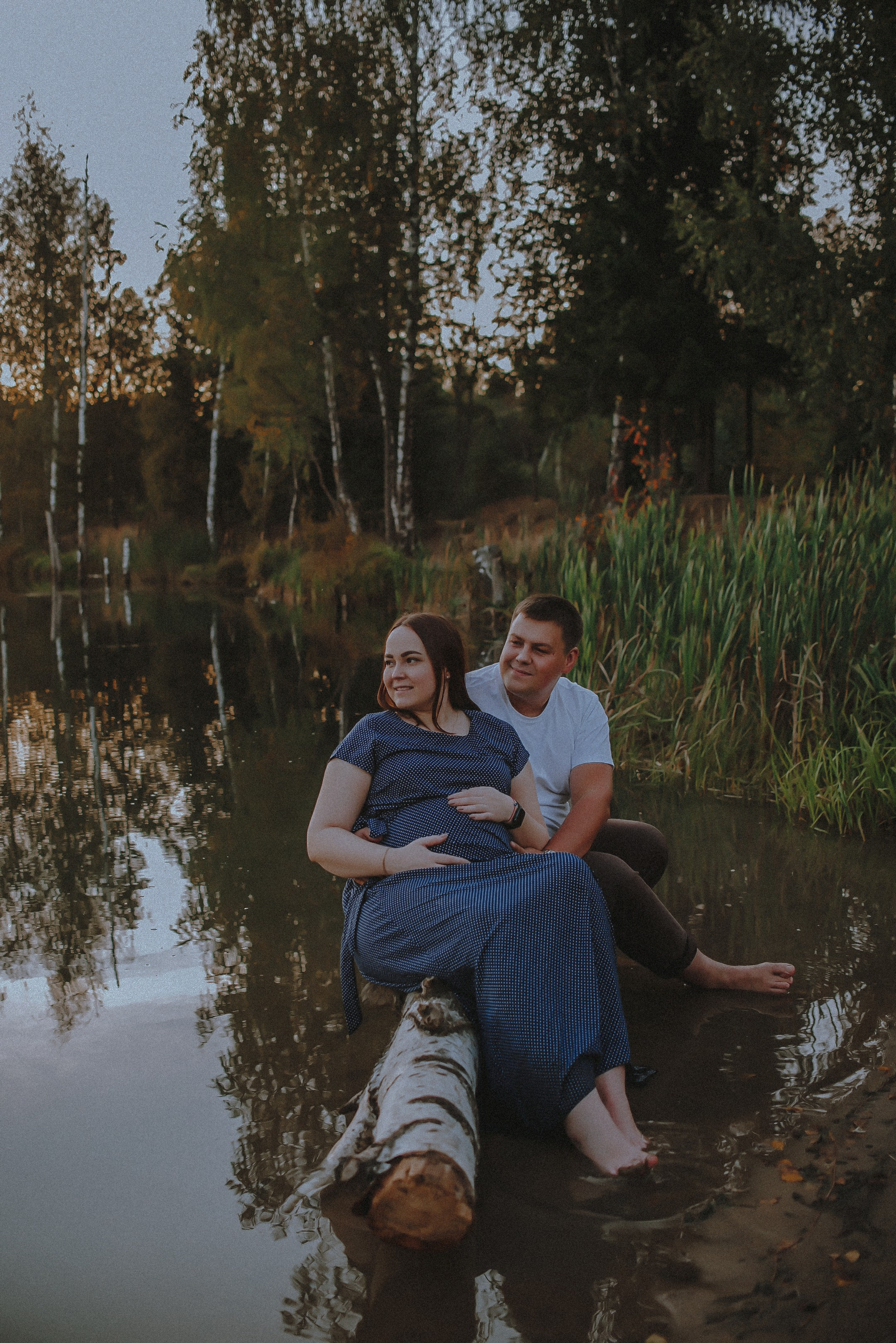 Озеро в лесу. Свадебный и семейный фотограф в Москве Сажина Кристина КиМ. Свадебный оператор в Москве Сажин Максим
