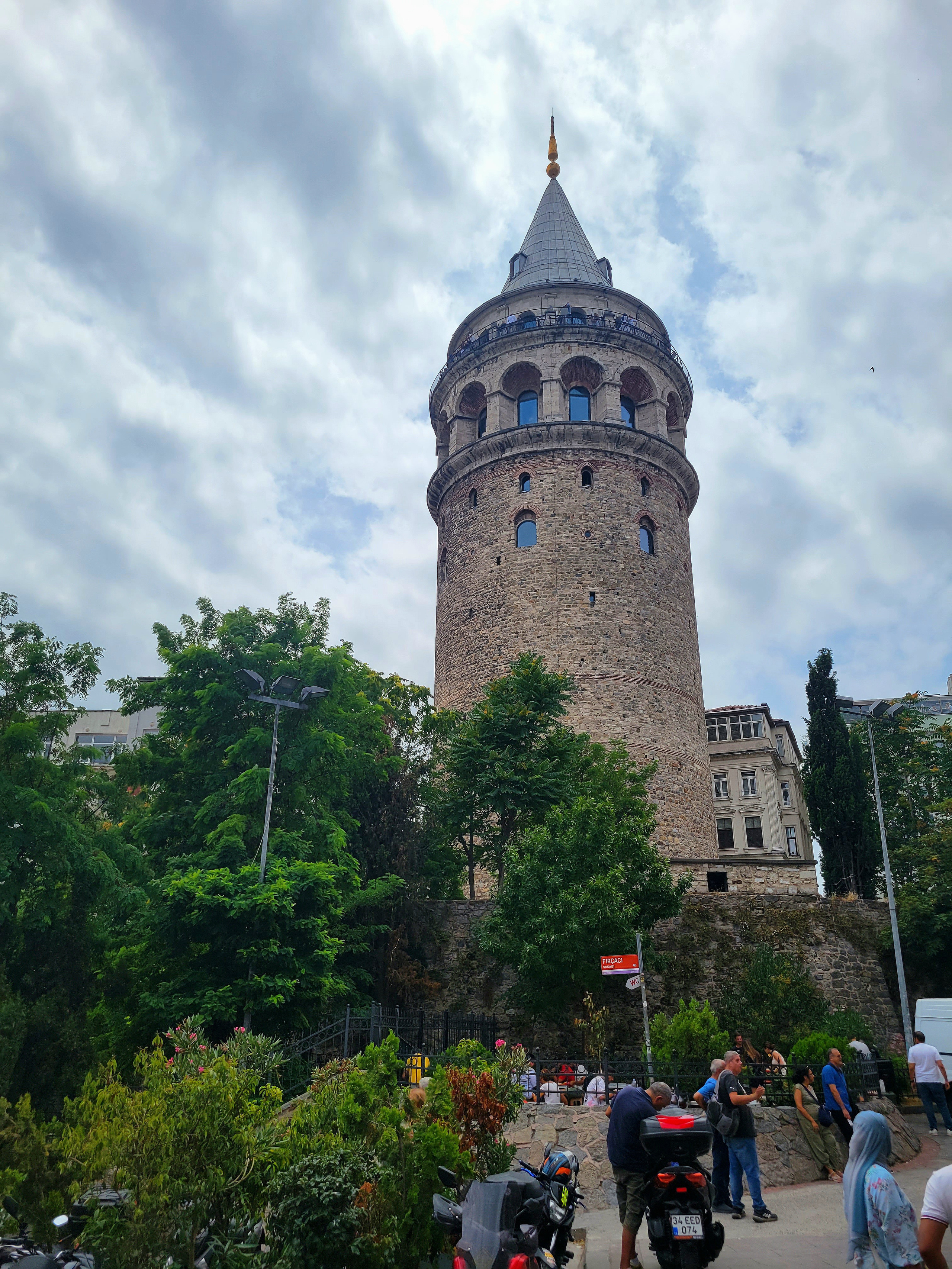 Галатская башня, построена была в 1348-1349 гг генуэзцами