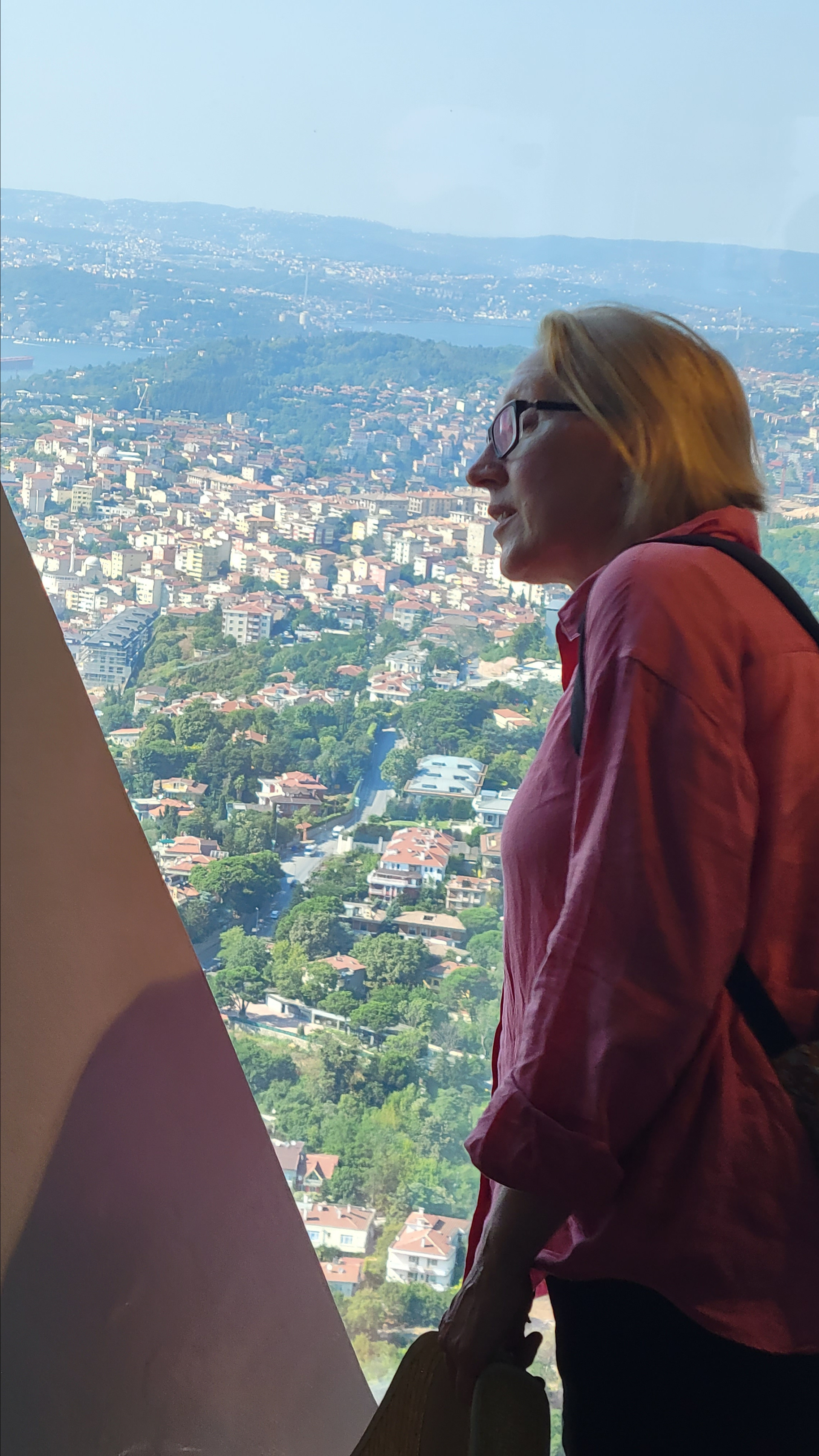 Вокруг жилая застройка и очень ухоженные парки и виллы