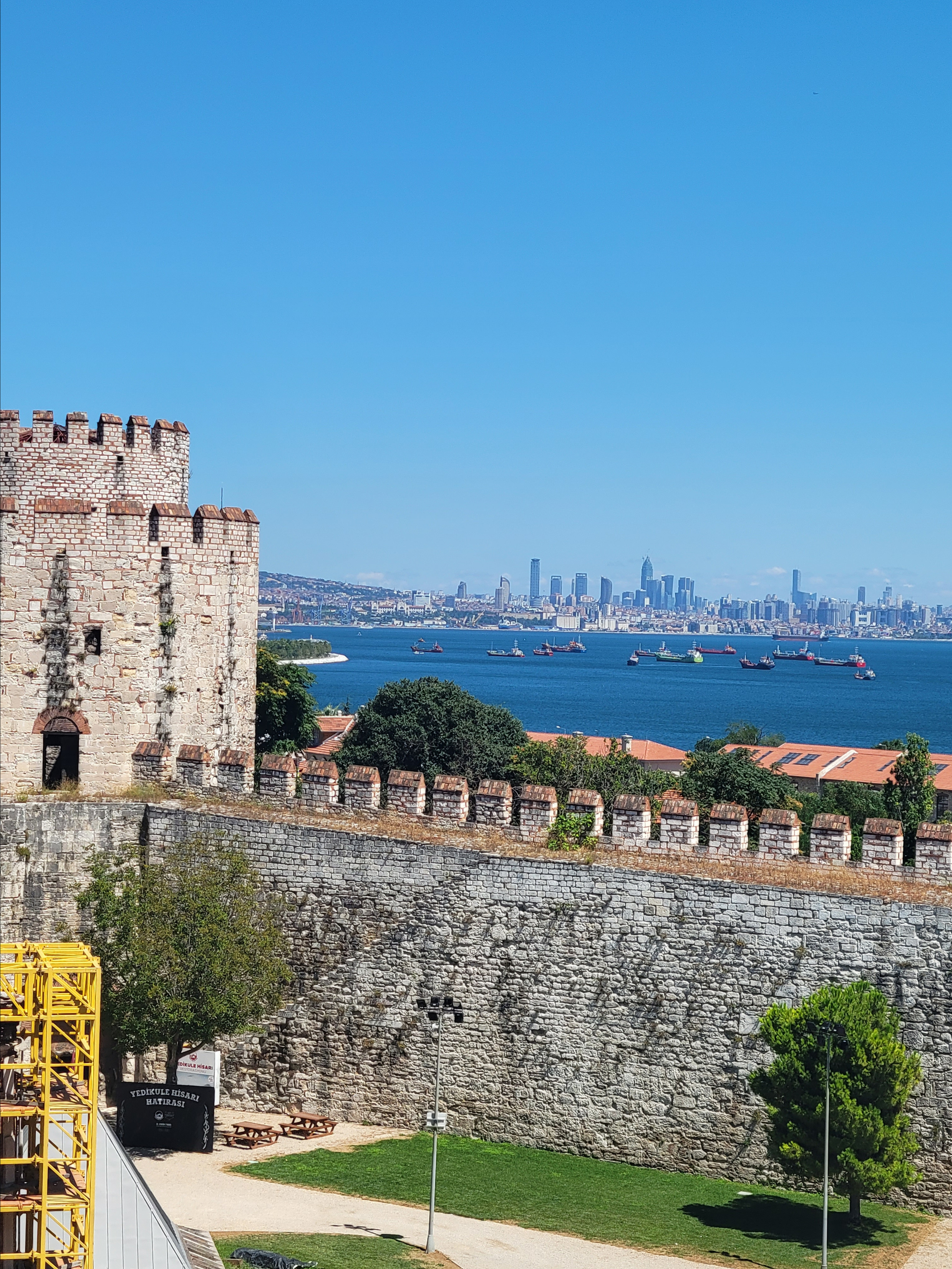 Шикарный вид на Босфор, Стамбул. 