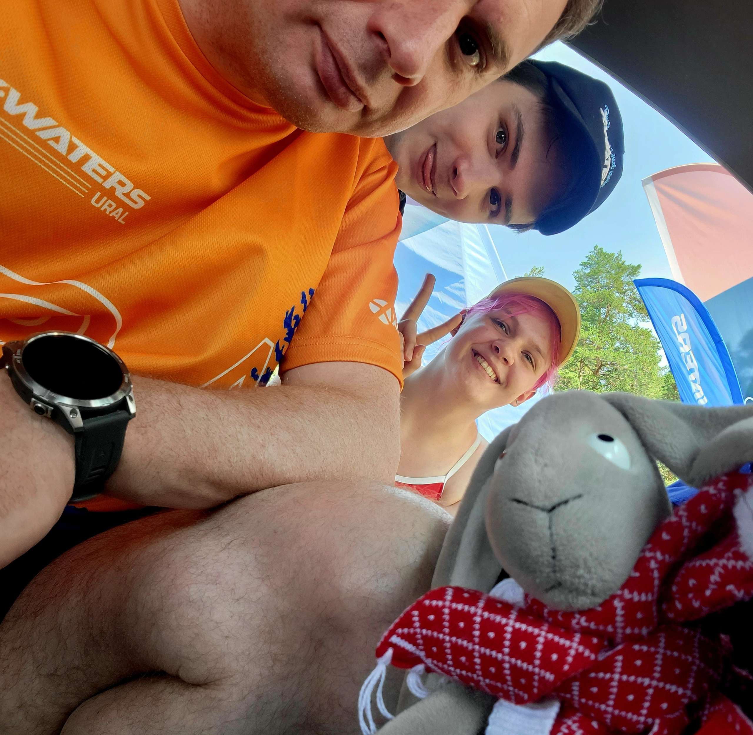 Присоединился к нашей мини-команде на Тургояке