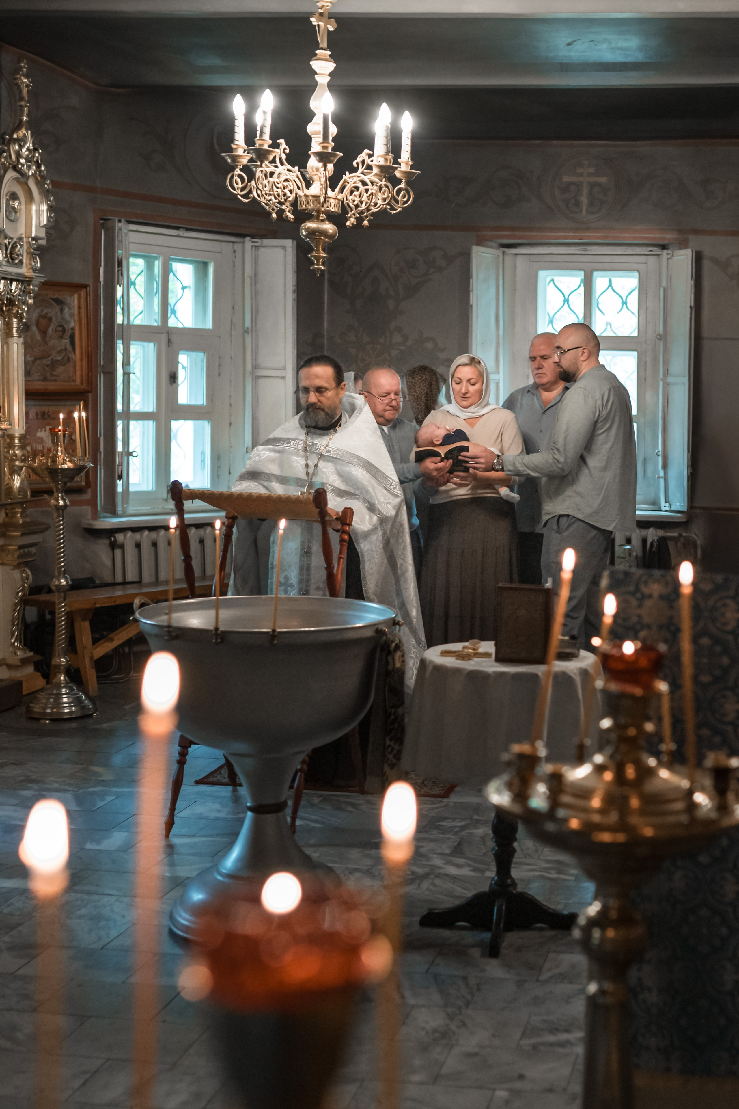 Крещение Ивана (Одинцово. Преображенская церковь в Юдино). Фотограф Стеценко Наталия. Одинцово, Москва, Московская область