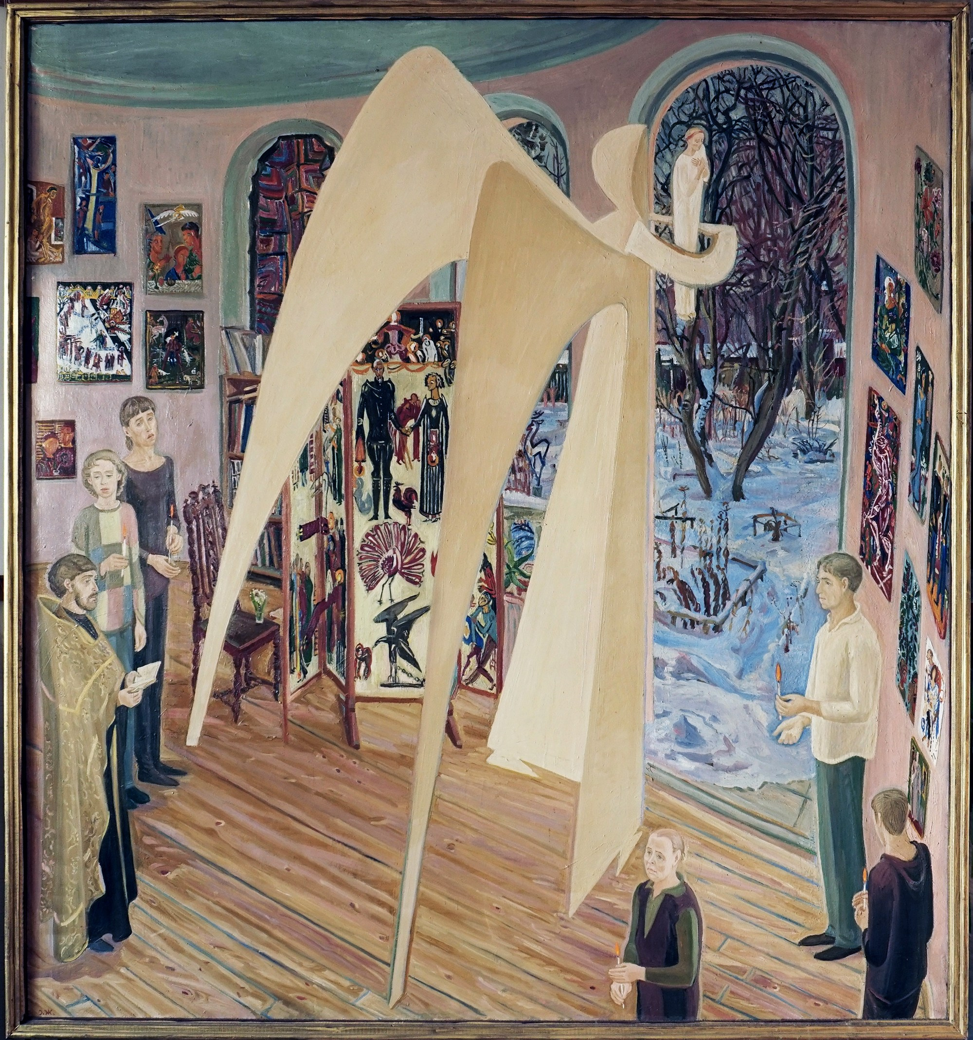 Ангел 140х160, холст масло, 1995