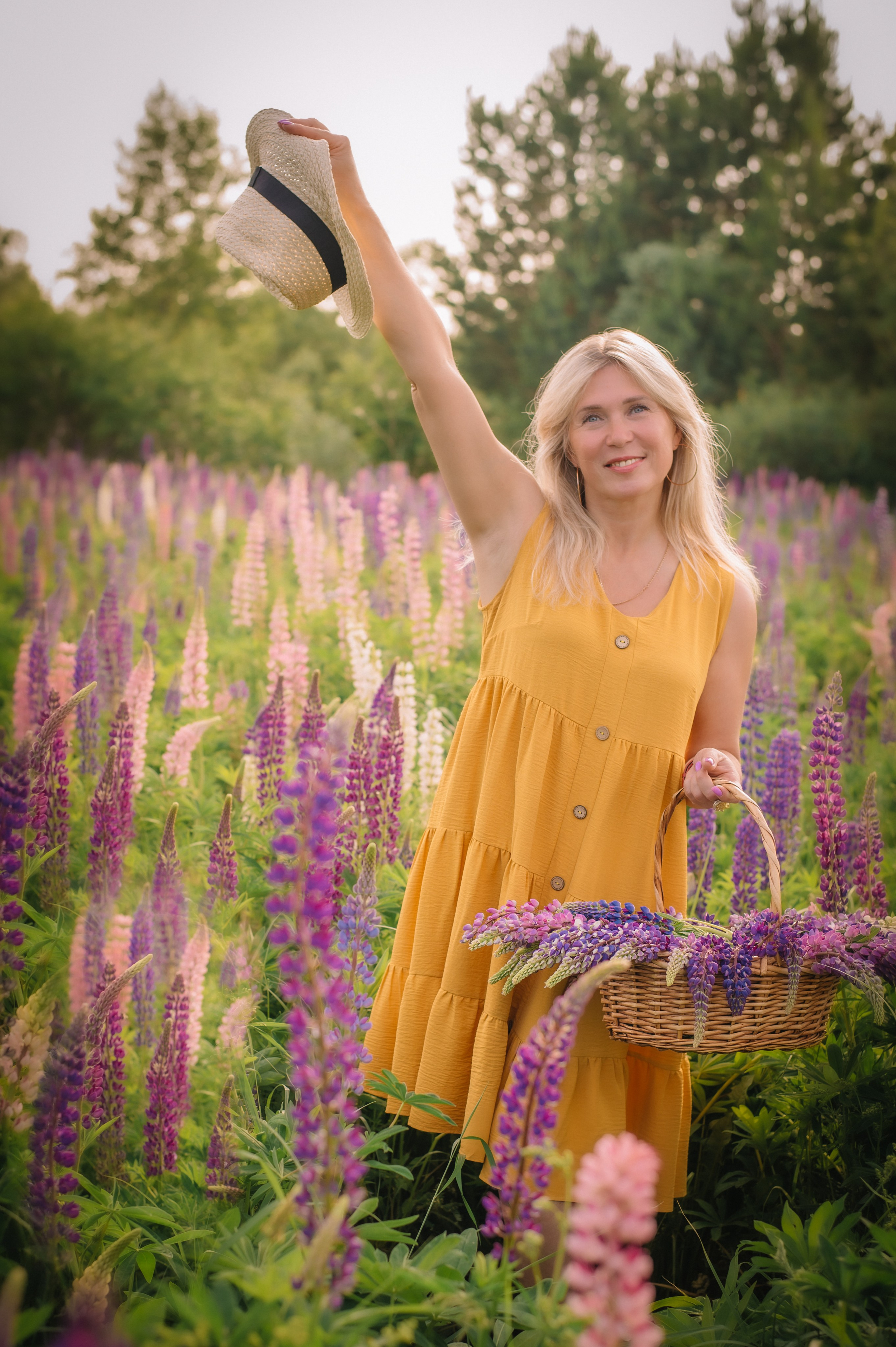 Фотосессия для Ирины в ЛЮПИНАХ. Яна Муравлева |фотограф город Пенза