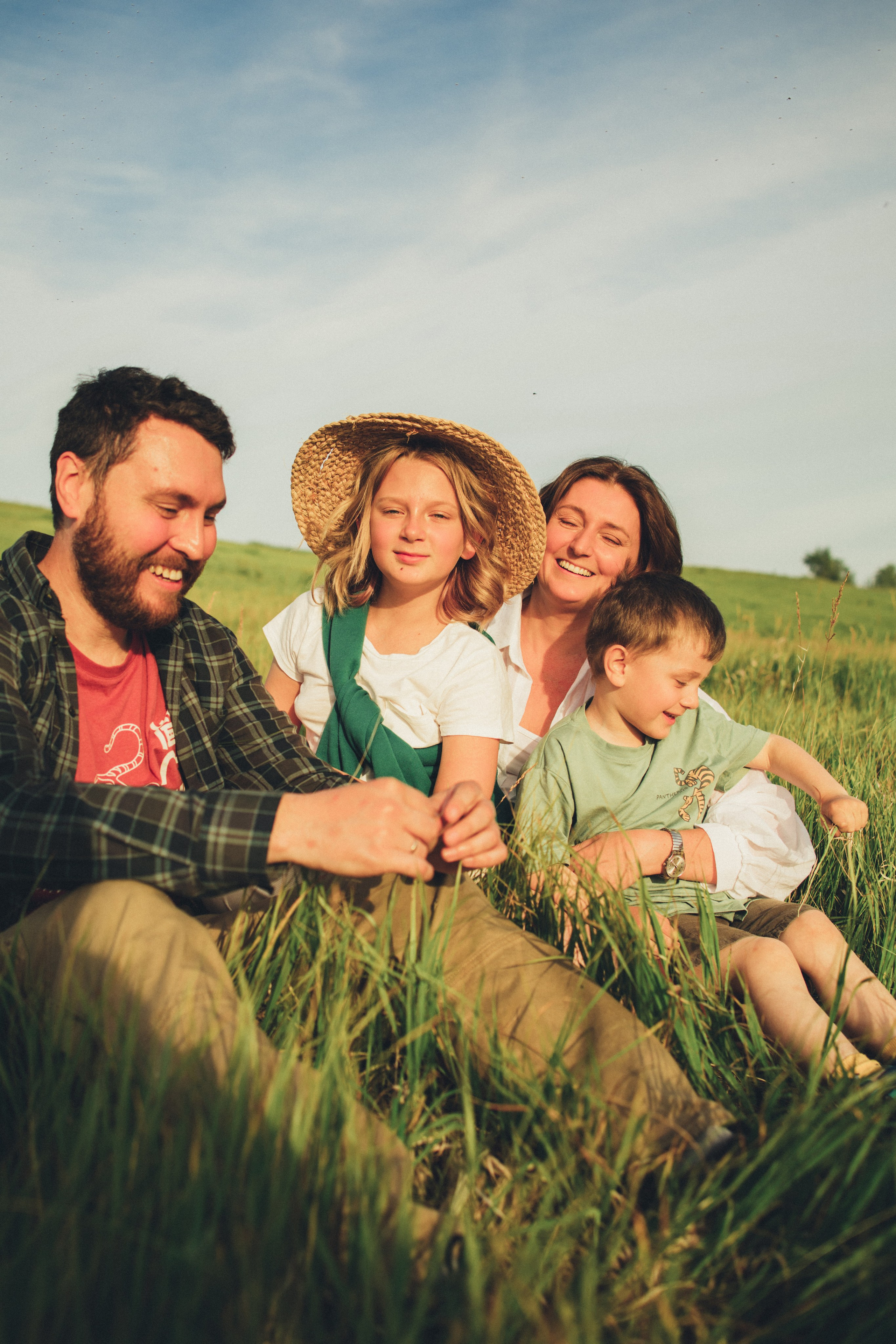Соломенная шляпка. Семейный lifestyle фотограф в Казани Ксения Верясова
